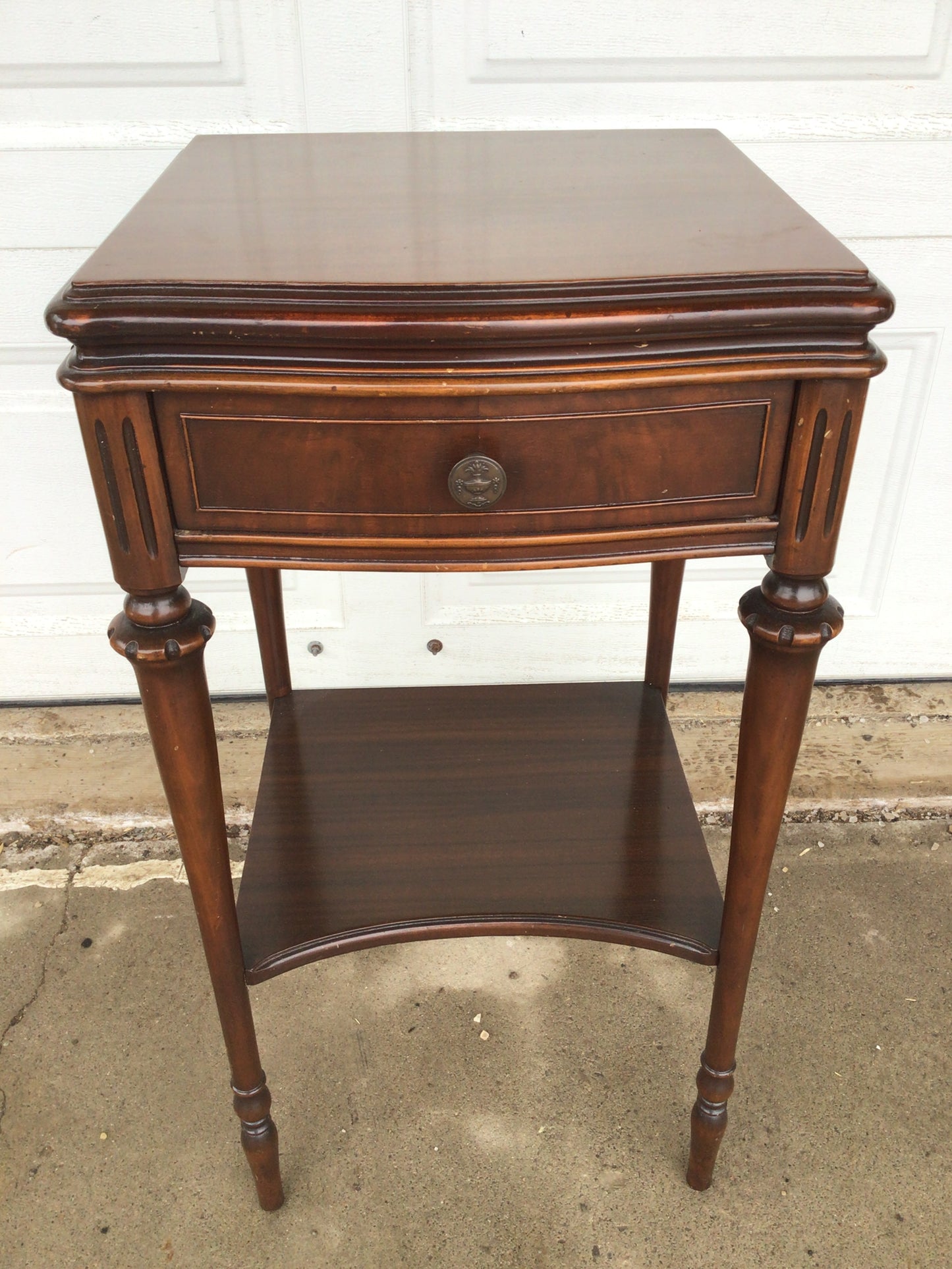 Vintage Queen Anne Style Nightstand
