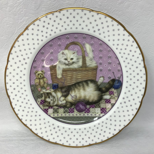 Wedgwood “Happy Hour” Janice Thompson’s Cats Plate