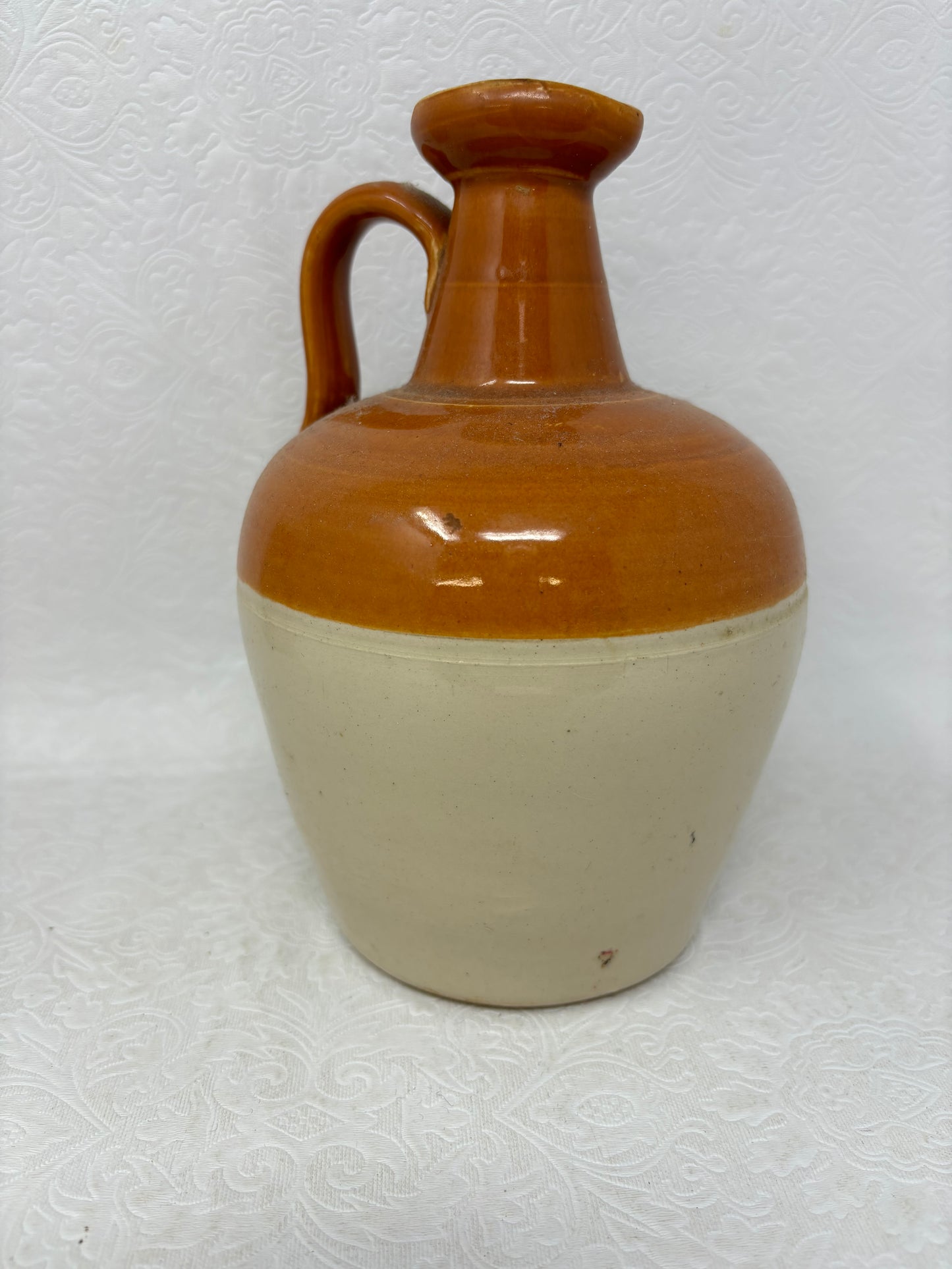 Vintage Donald Fisher Liquor Ceramic Stoneware Jug