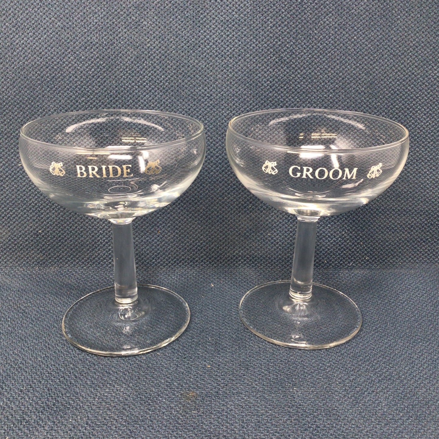 Bride and Groom Champagne Glasses