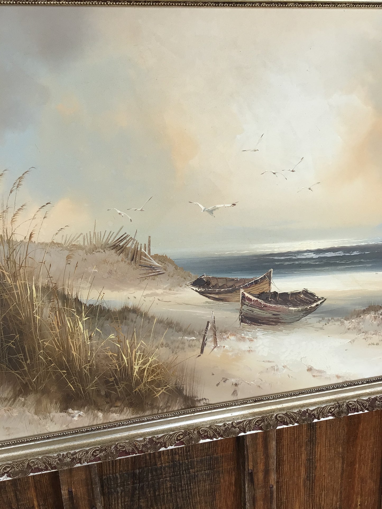 Framed Seascape Painting