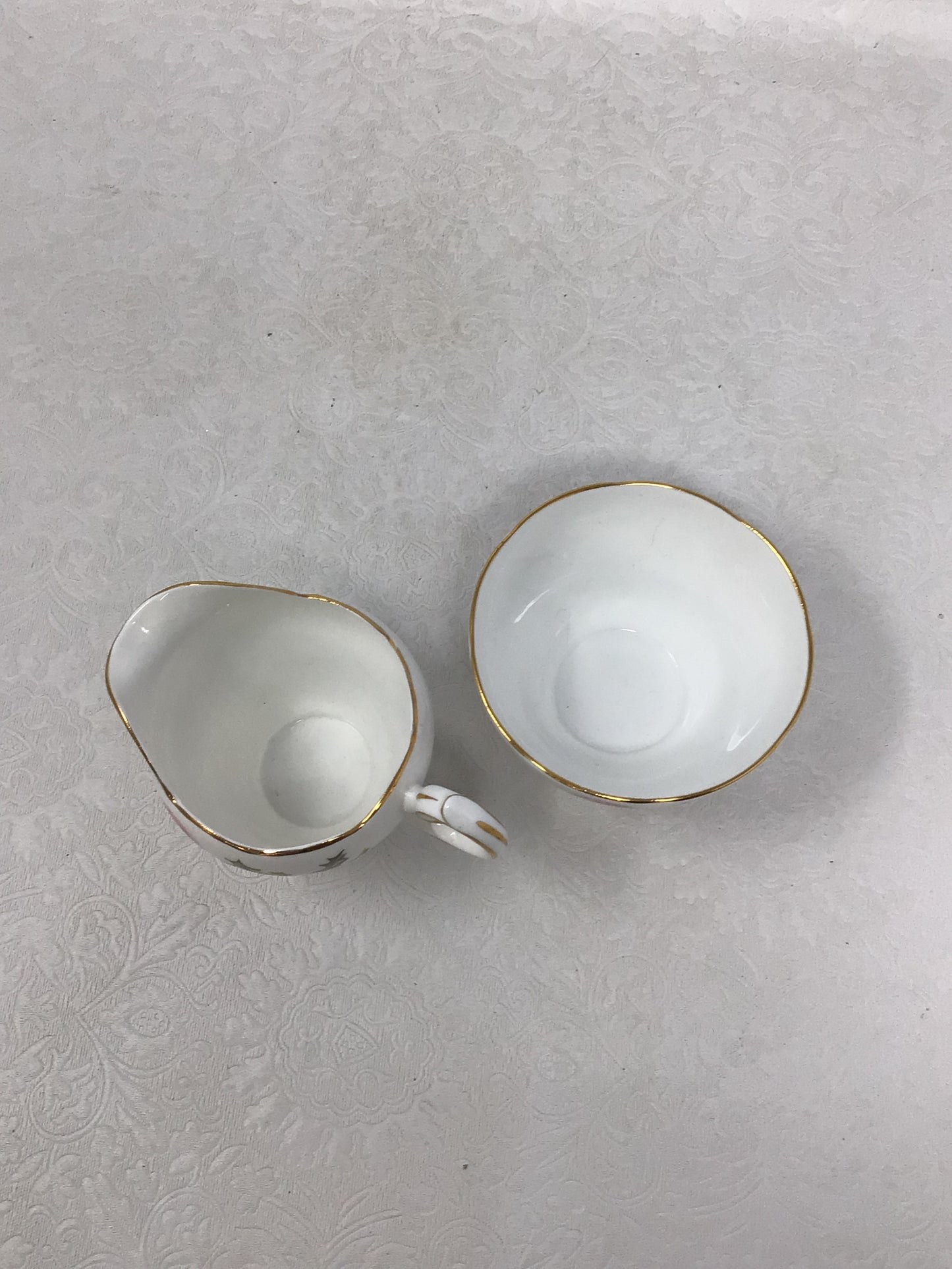 "Dundee Thistle" Cream & Sugar