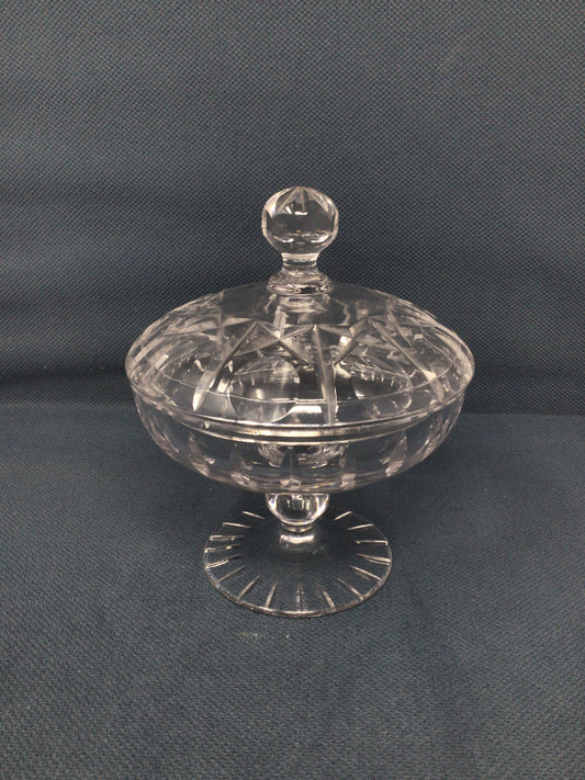 Cut Crystal Candy Dish