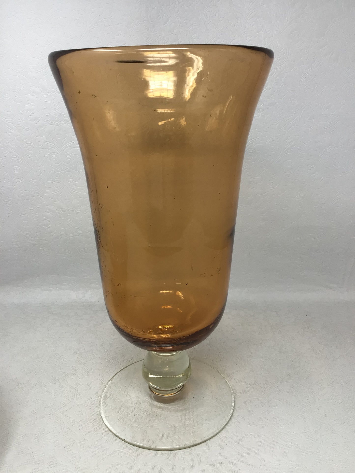 Amber Glass Vase