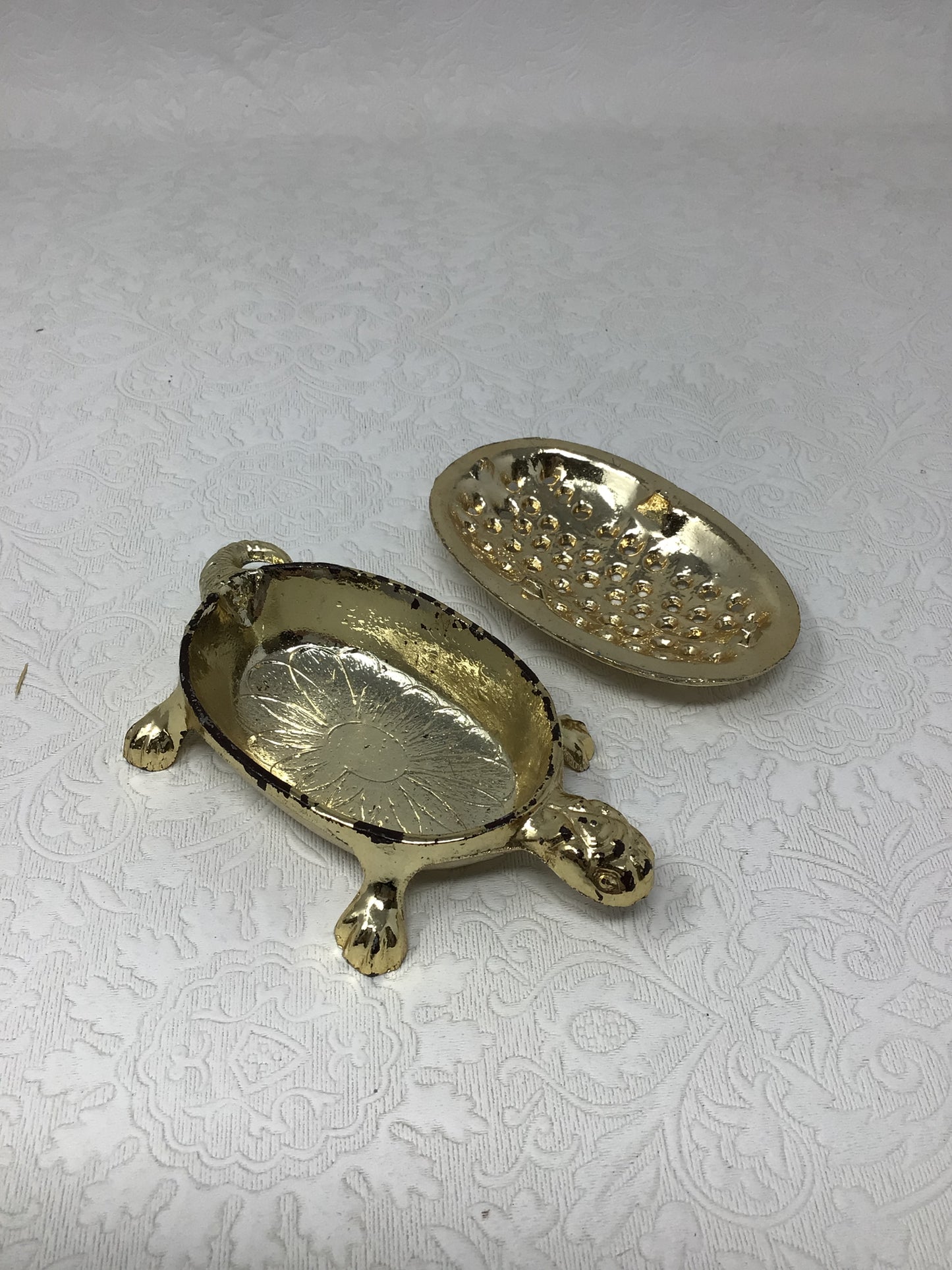 Gold Coloured Incense Holder