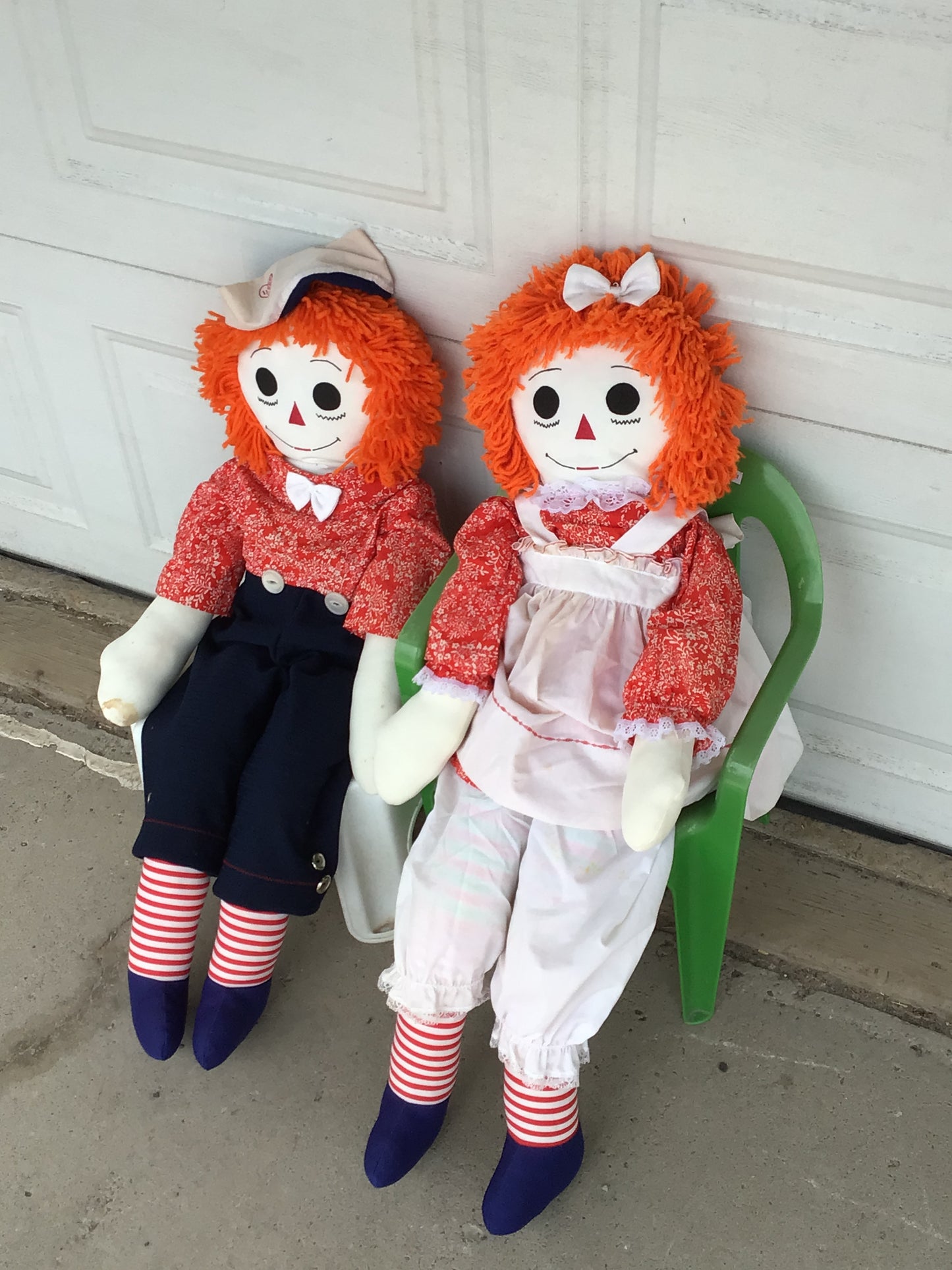 Vintage Raggedy Anne & Andy Dolls