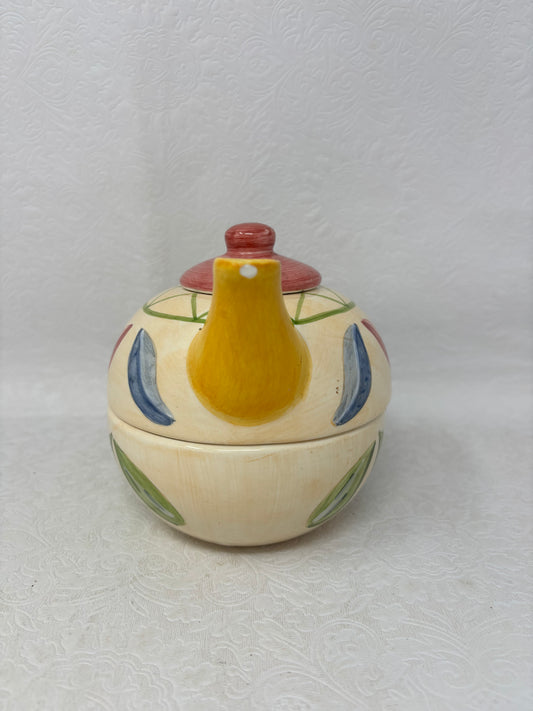 Vintage Vivo Hand Painted “Tea For One” 2-Piece Tea Set