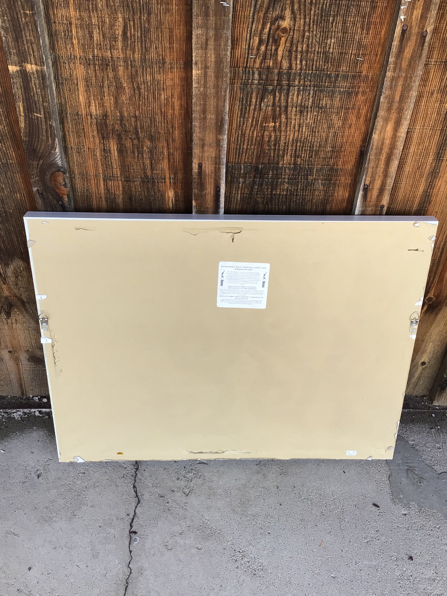 Two Abstract Square Art Pieces in Frame