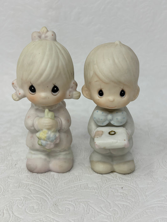 Precious Moments Flower Girl & Ring Bearer Figurines