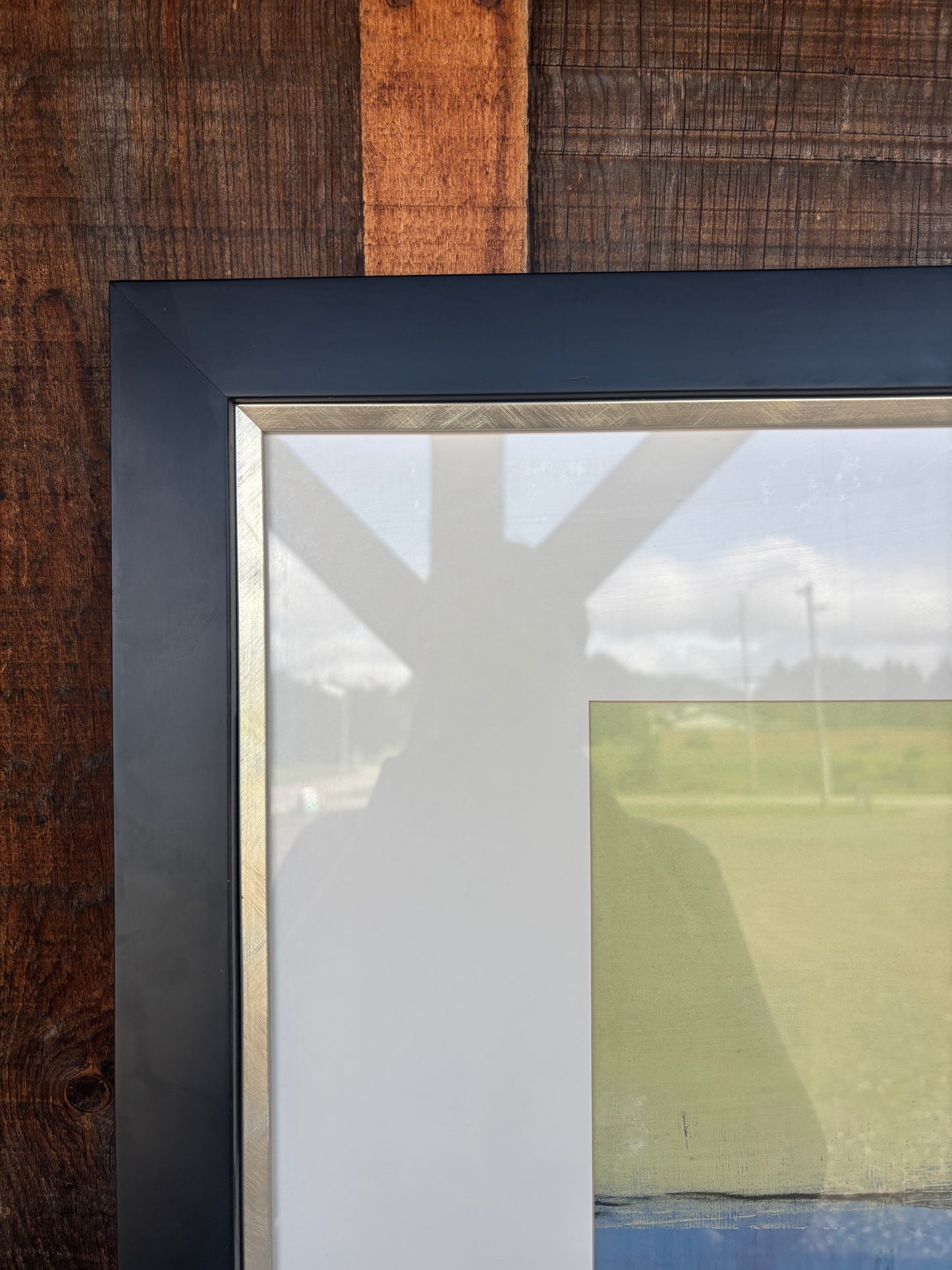 Framed Abstract Artwork