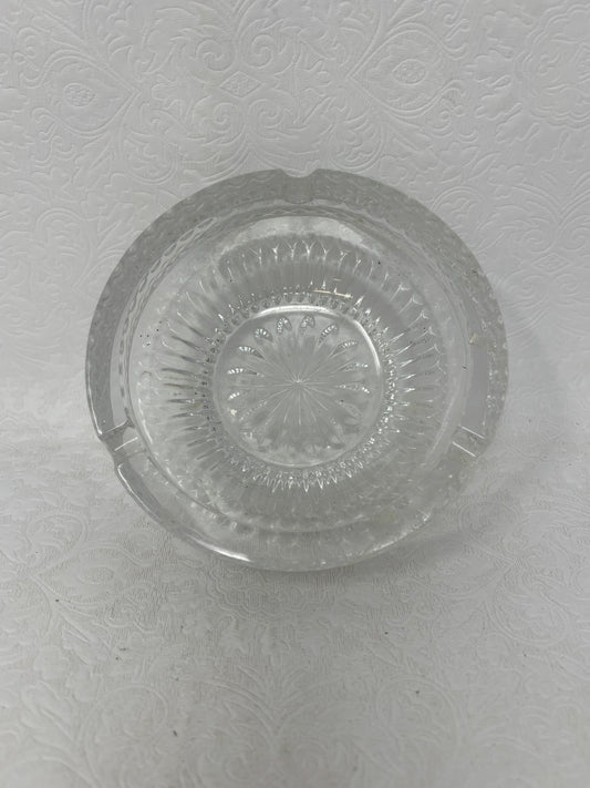 Cut Glass Crystal Ashtray