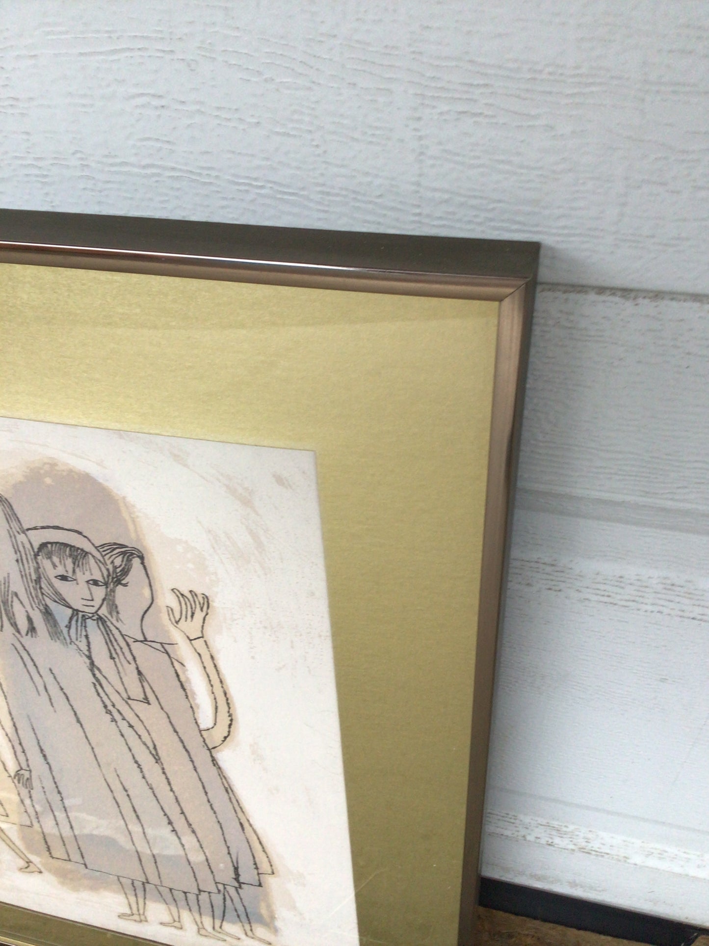 Vintage Lithograph Print "To Days of Childhood" by artist Ben Shahn