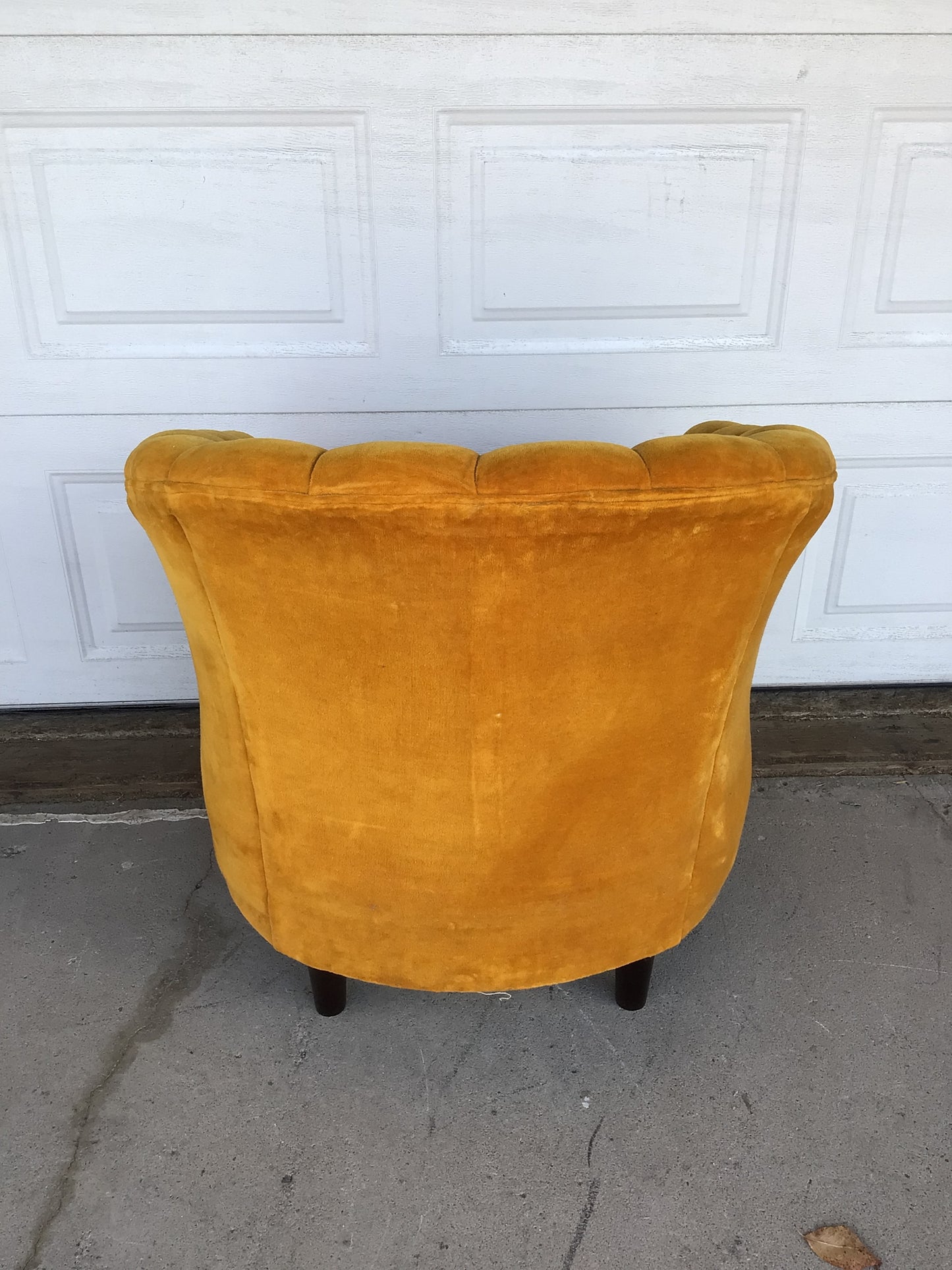 Mustard Velvet Chair