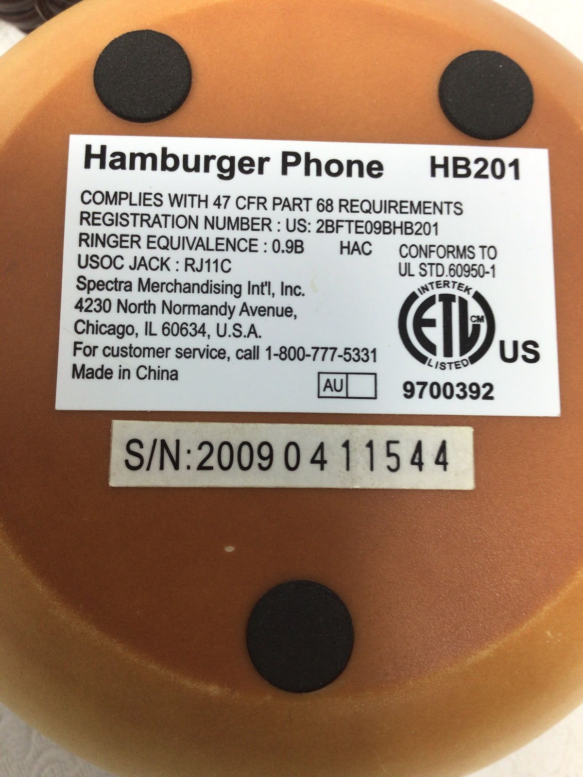 Hamburger Telephone
