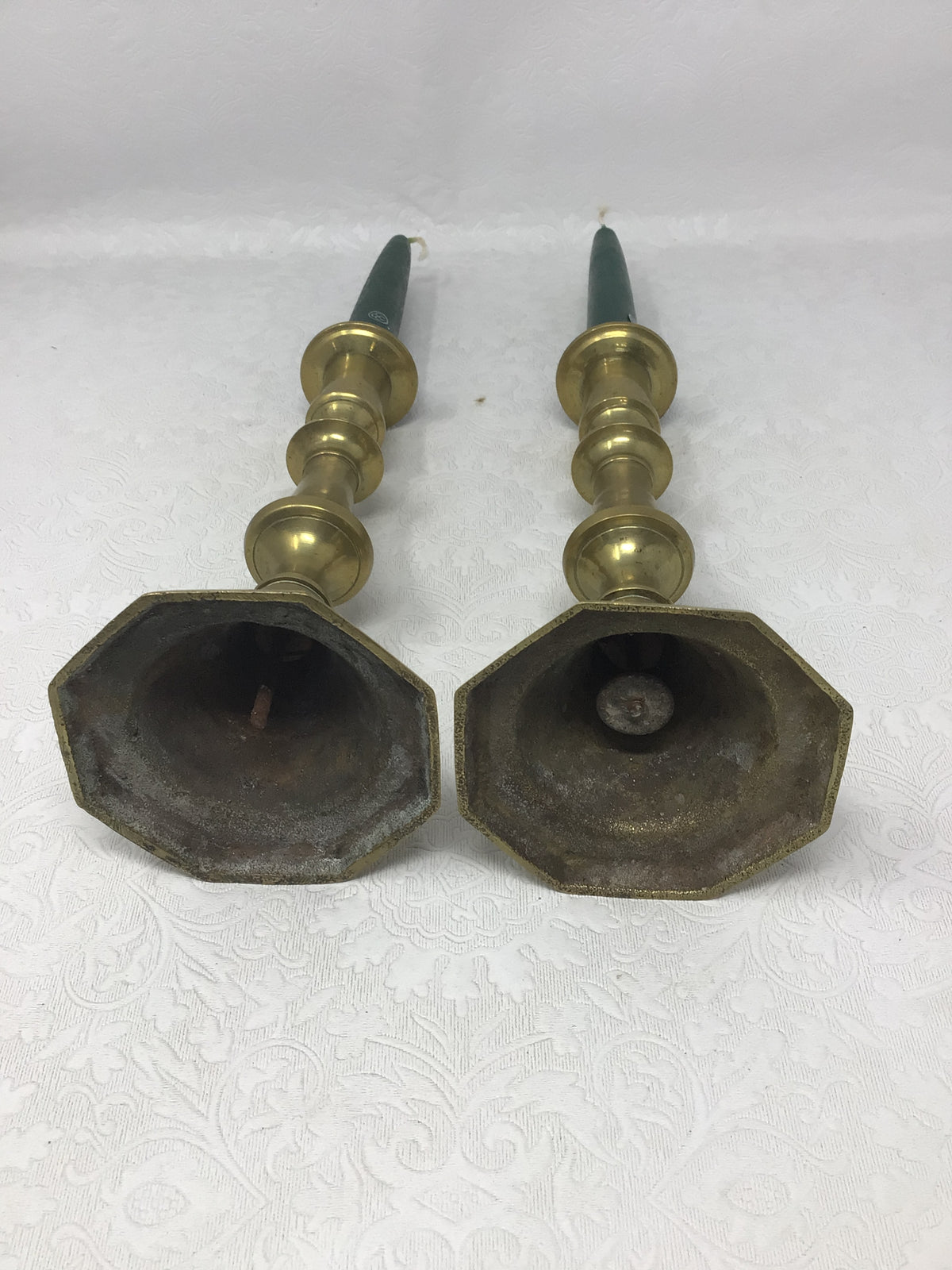 Brass Candlesticks, Set of 2