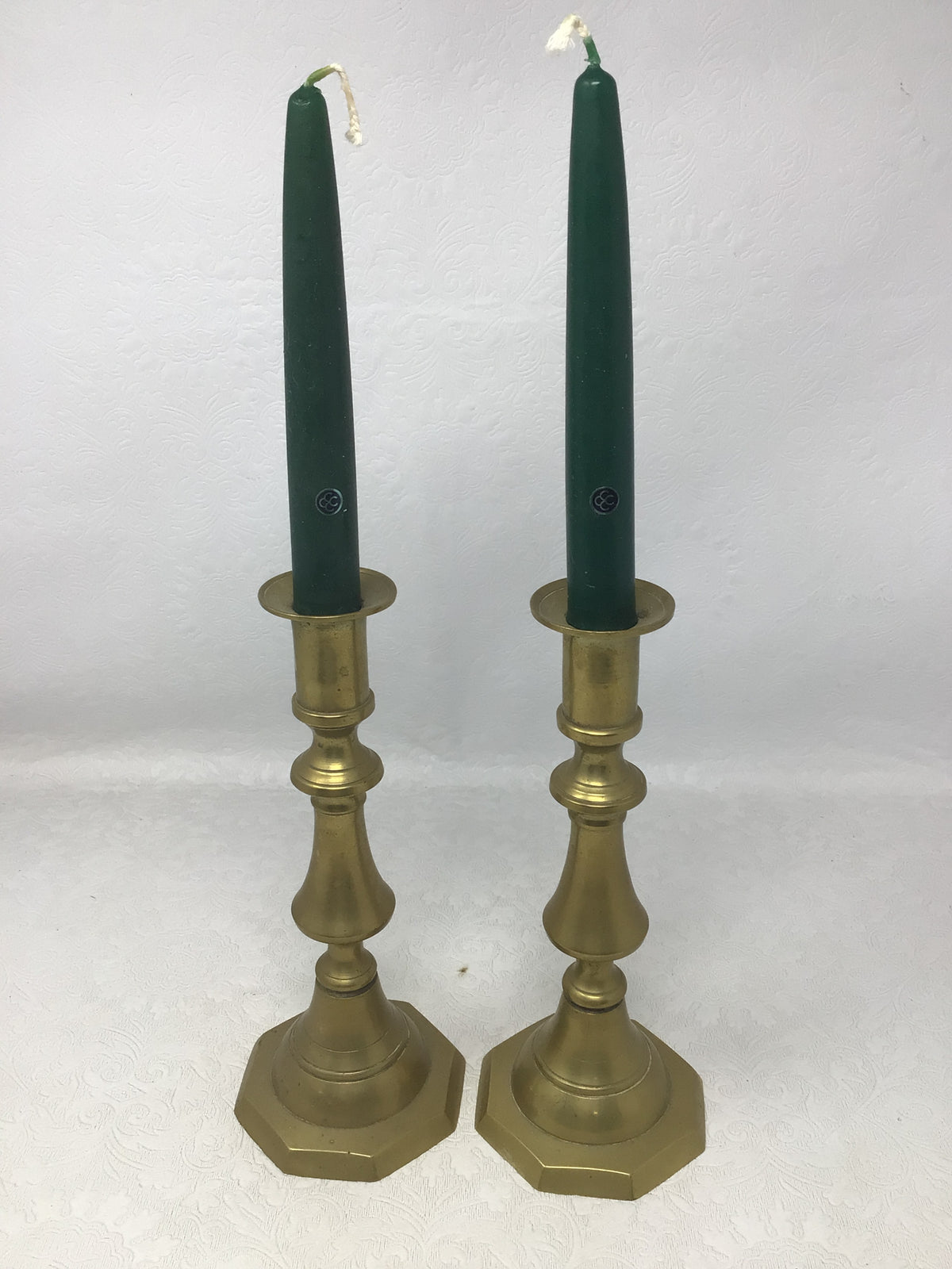 Brass Candlesticks, Set of 2