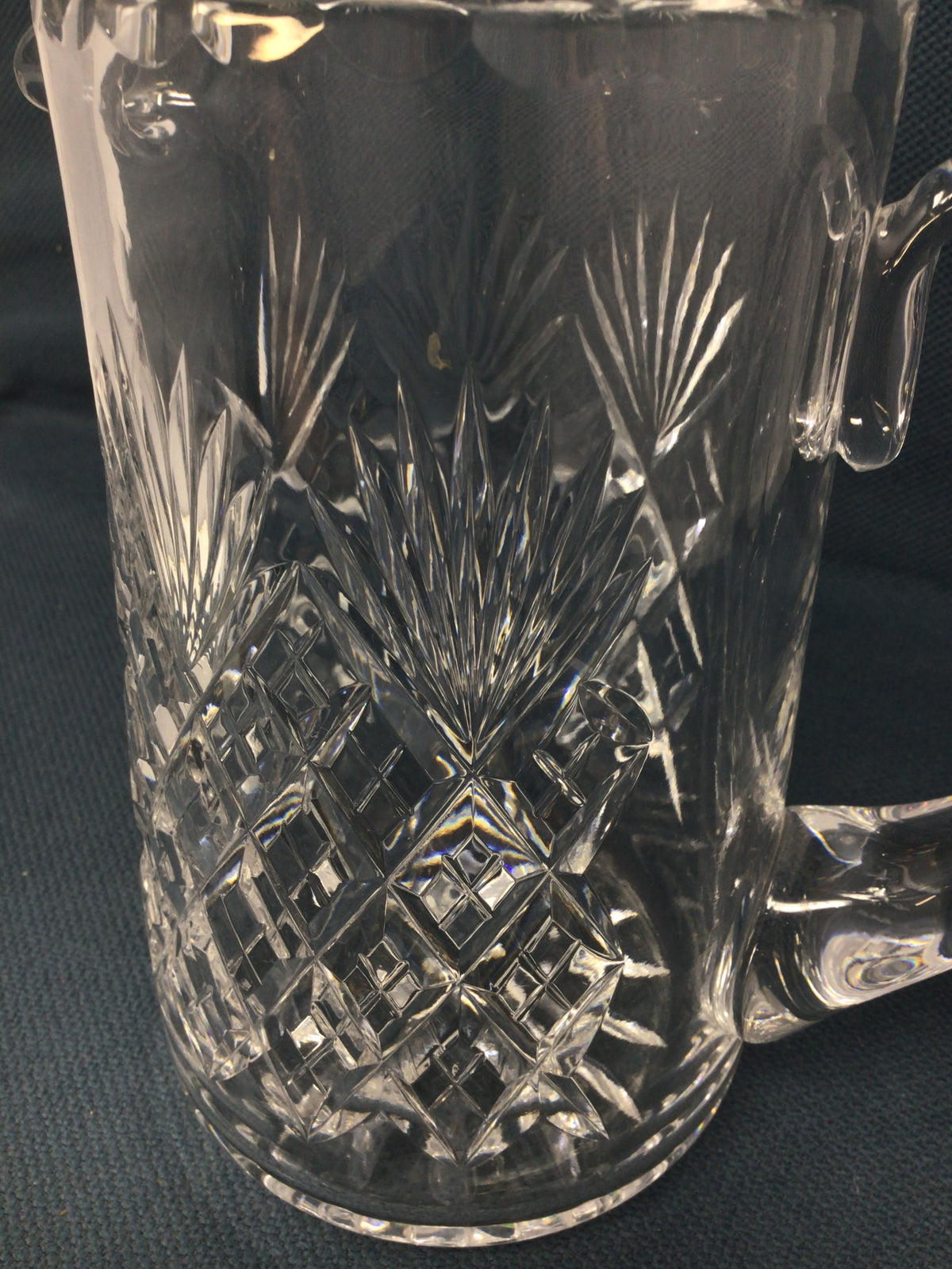 Cut Crystal Pitcher