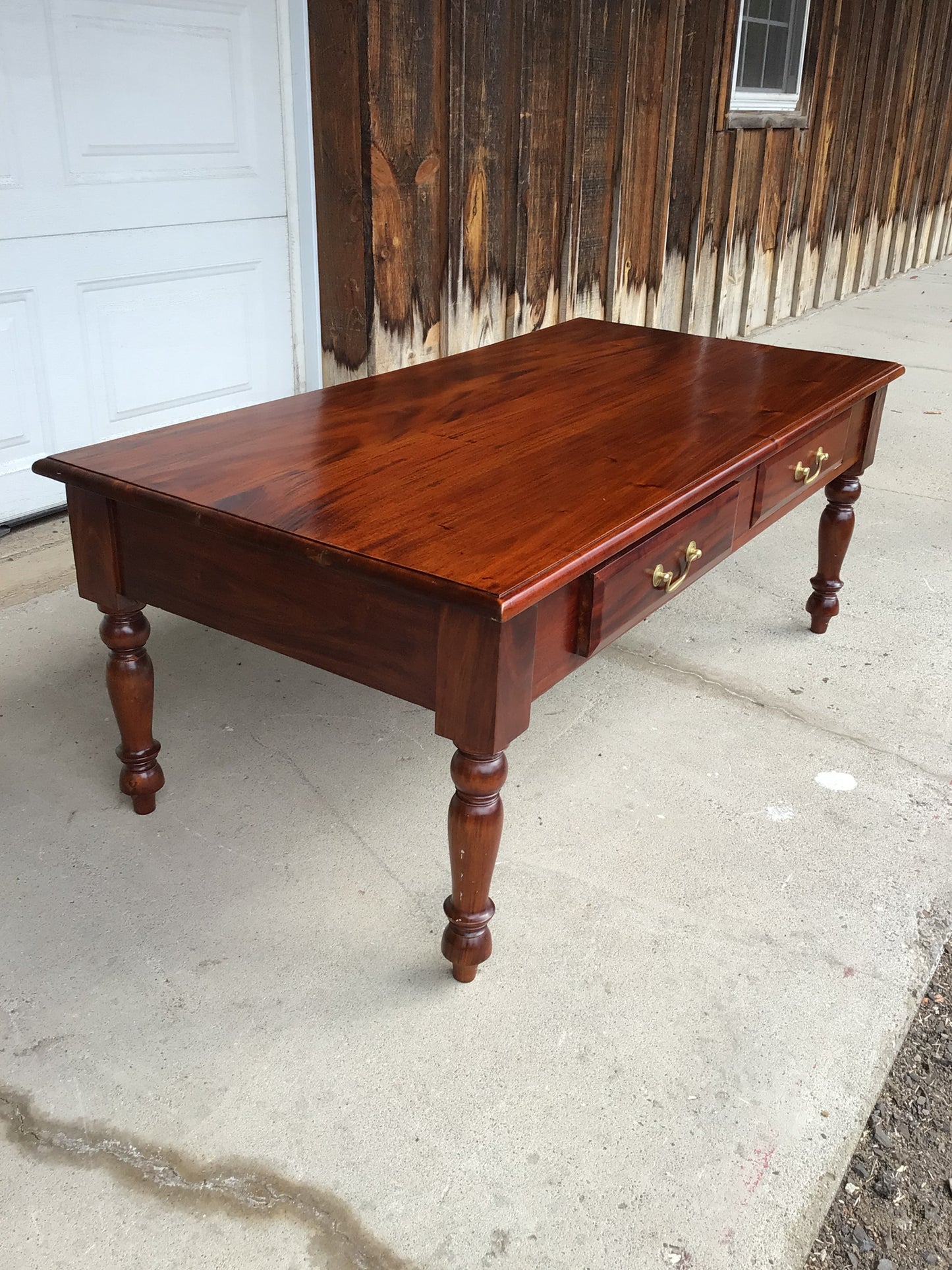 Colonial Style Mahogany Coffee Table