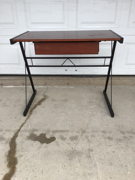 Metal and Wood Student Desk