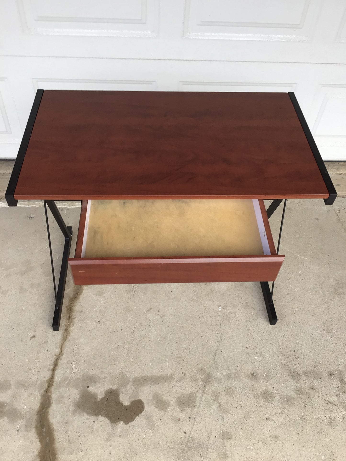 Metal and Wood Student Desk