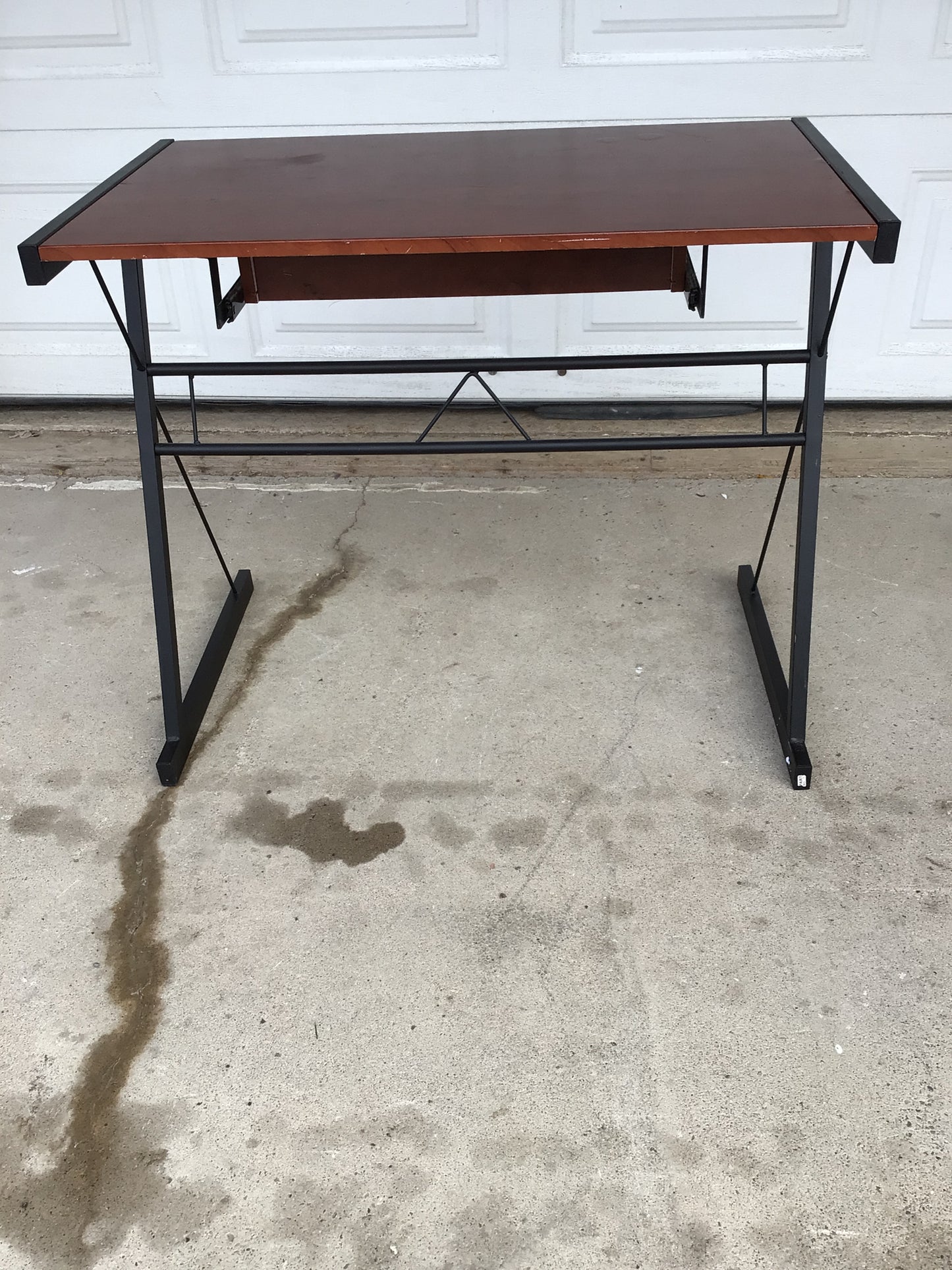 Metal and Wood Student Desk