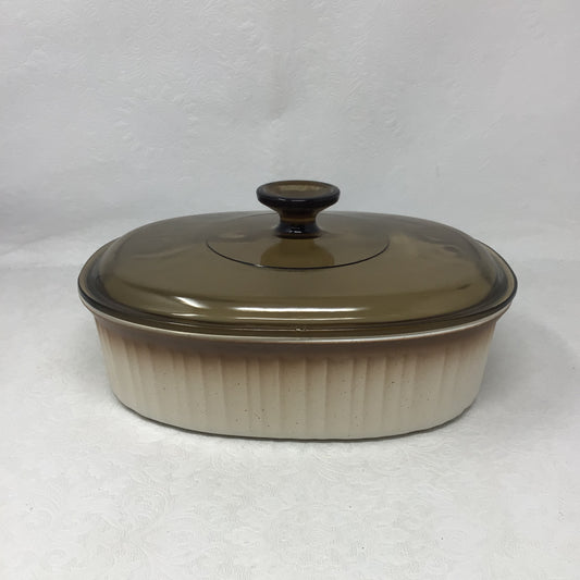 Corning Ware “French Bisque” Casserole Dish