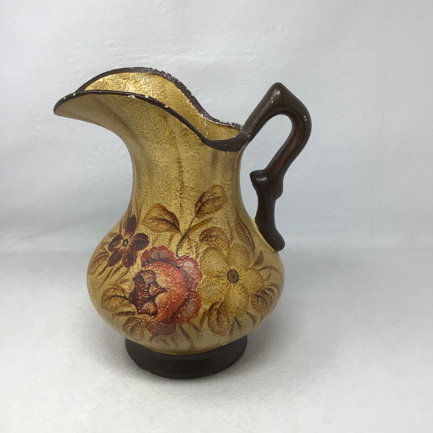 Rustic Floral Jug