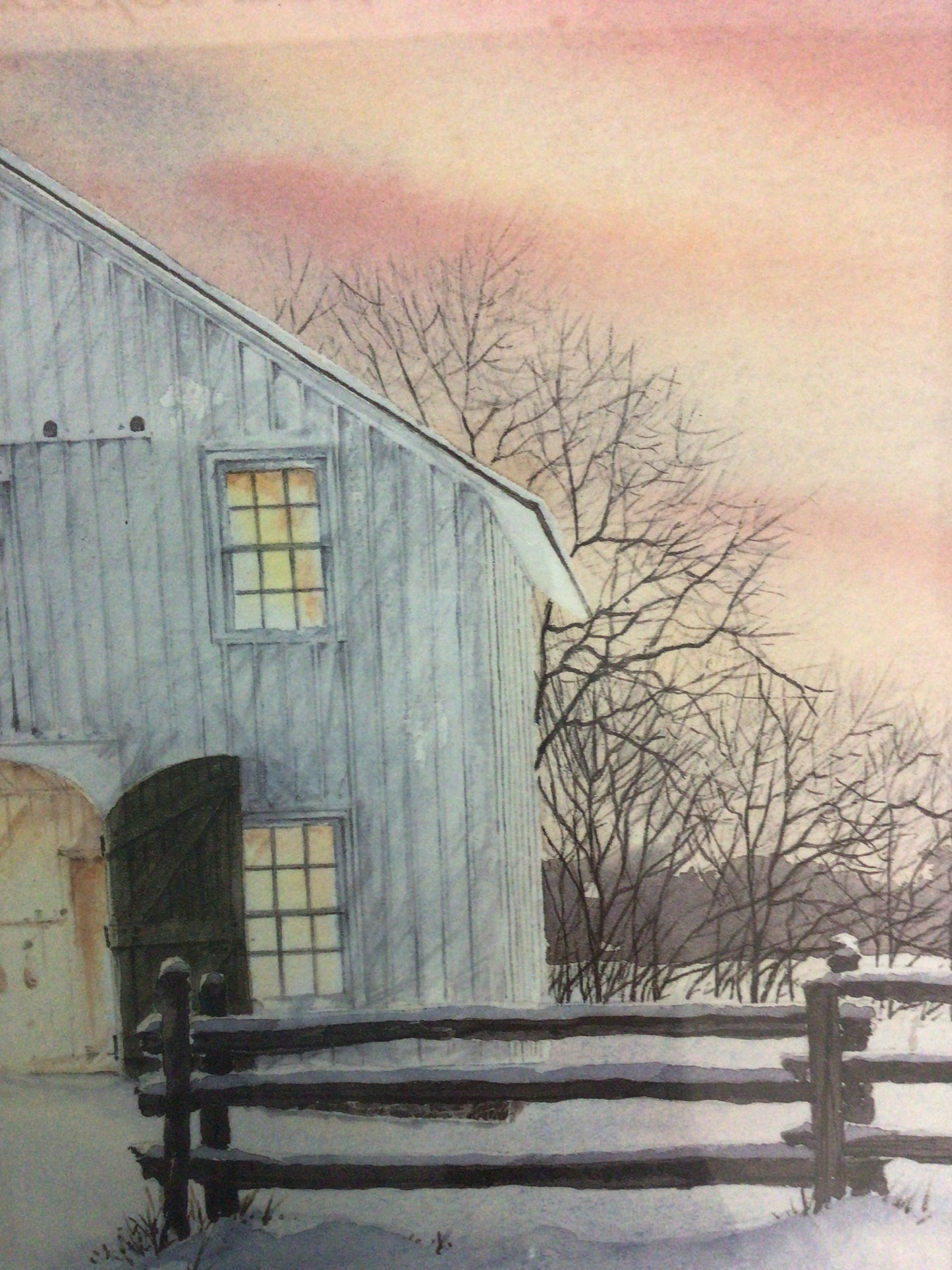 Winter Print by Walter Campbell