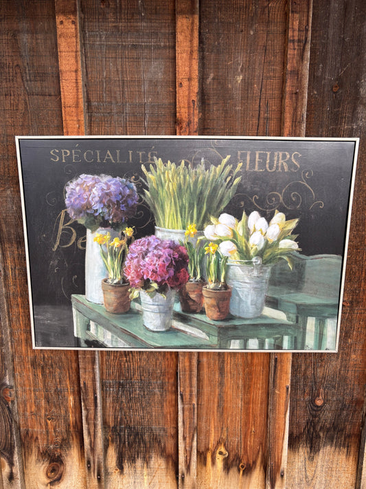“Les Fleurs Printemps on Black" by Danhui Nai