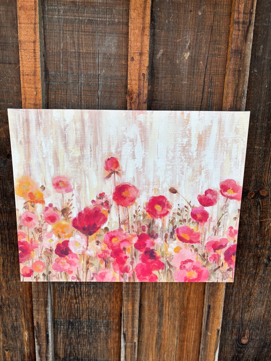 “Sprinkled Flowers” - Canvas Art Piece