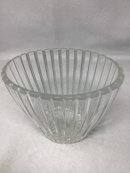 Crystal Fluted Vase