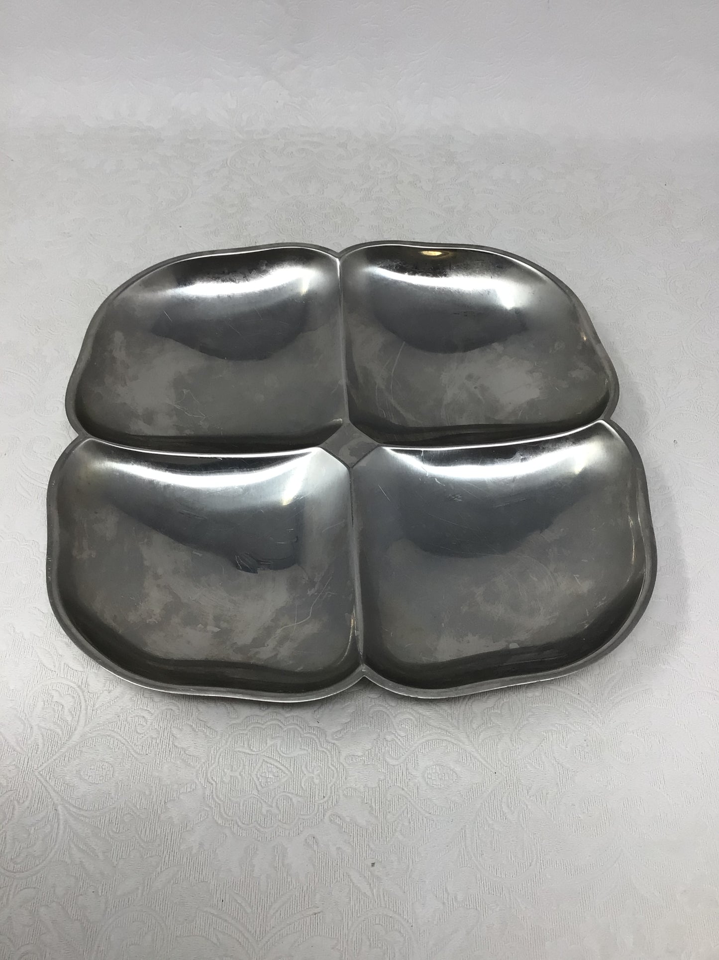 Vintage MCM Four Compartment Tray