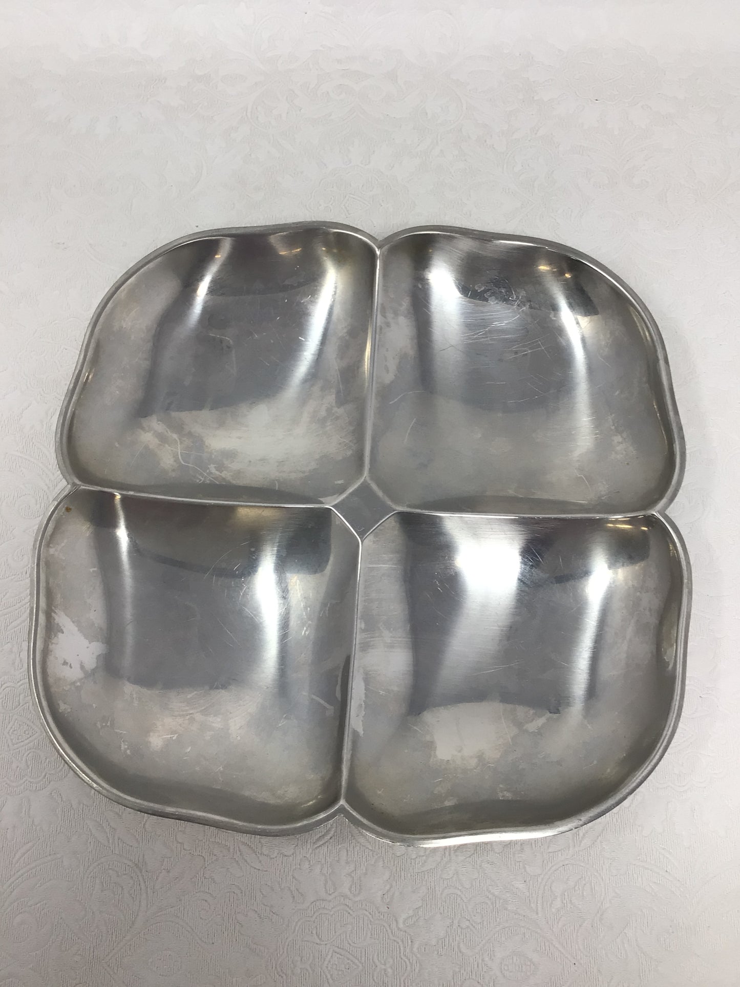 Vintage MCM Four Compartment Tray