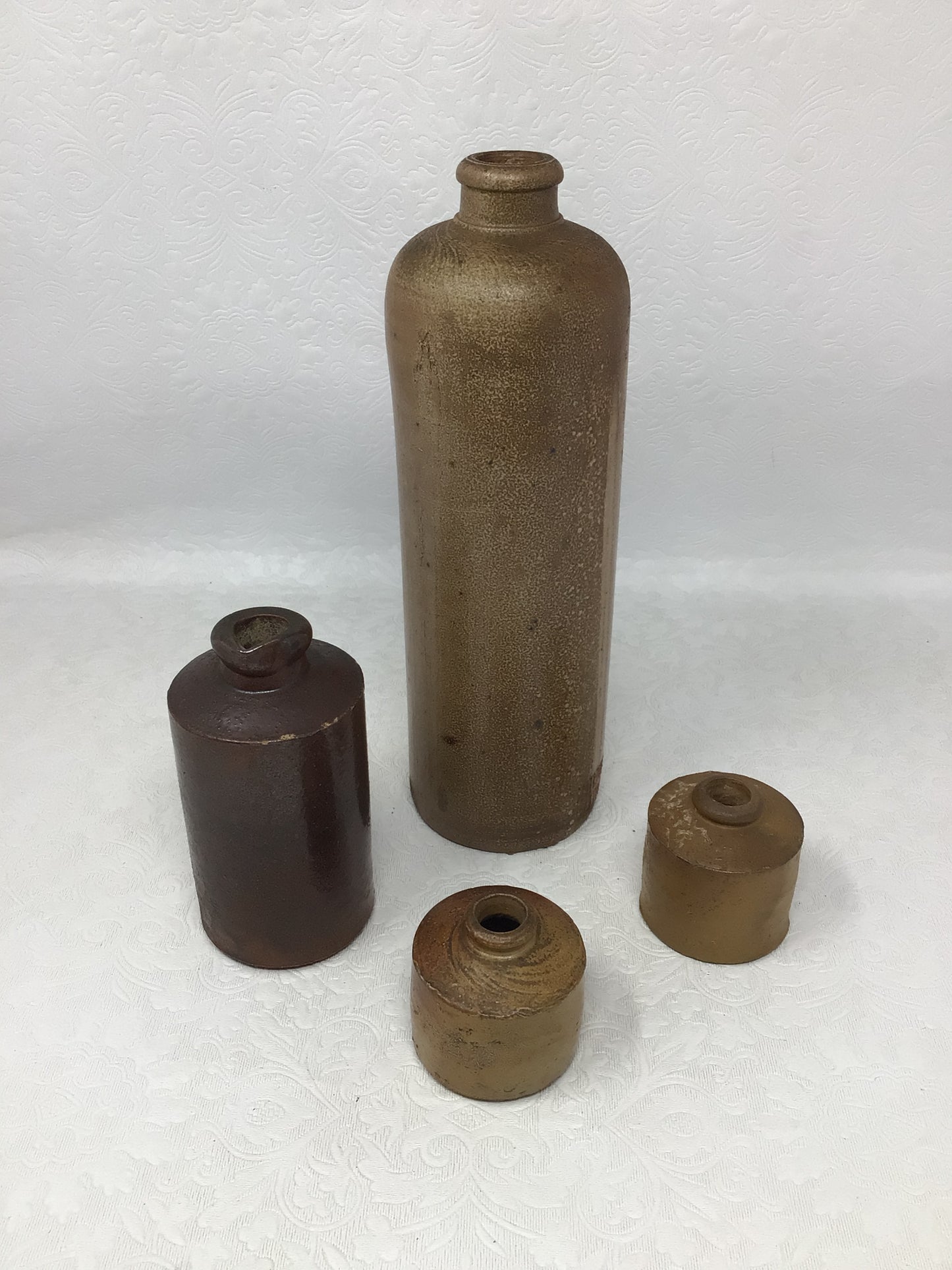 A 4 Pc Collection Of Antique Stoneware Pottery