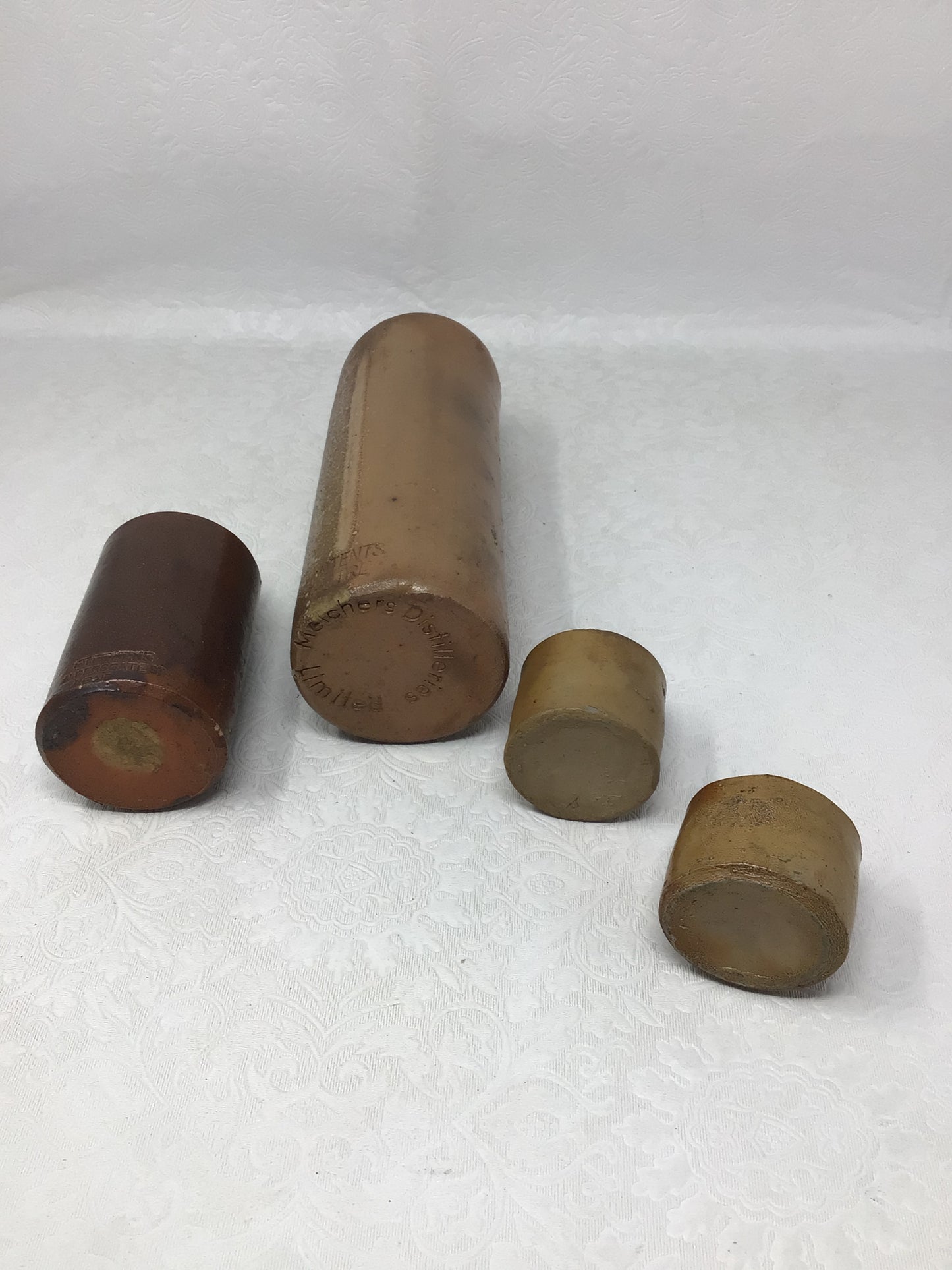 A 4 Pc Collection Of Antique Stoneware Pottery