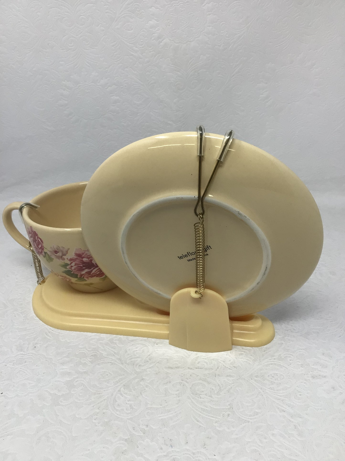 Teleflora Vintage Teacup and Saucer Set