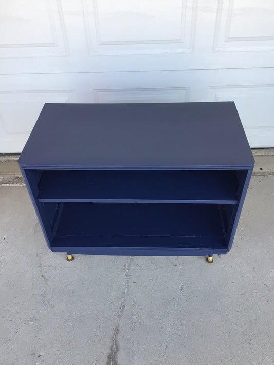 Navy Media Cabinet