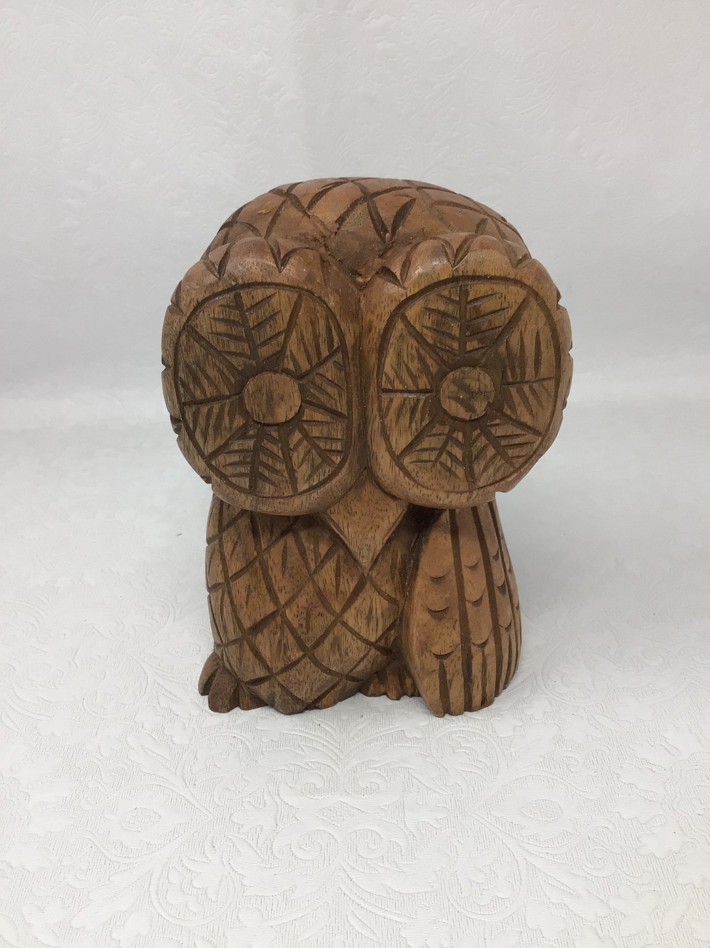 Vintage Wood Owl