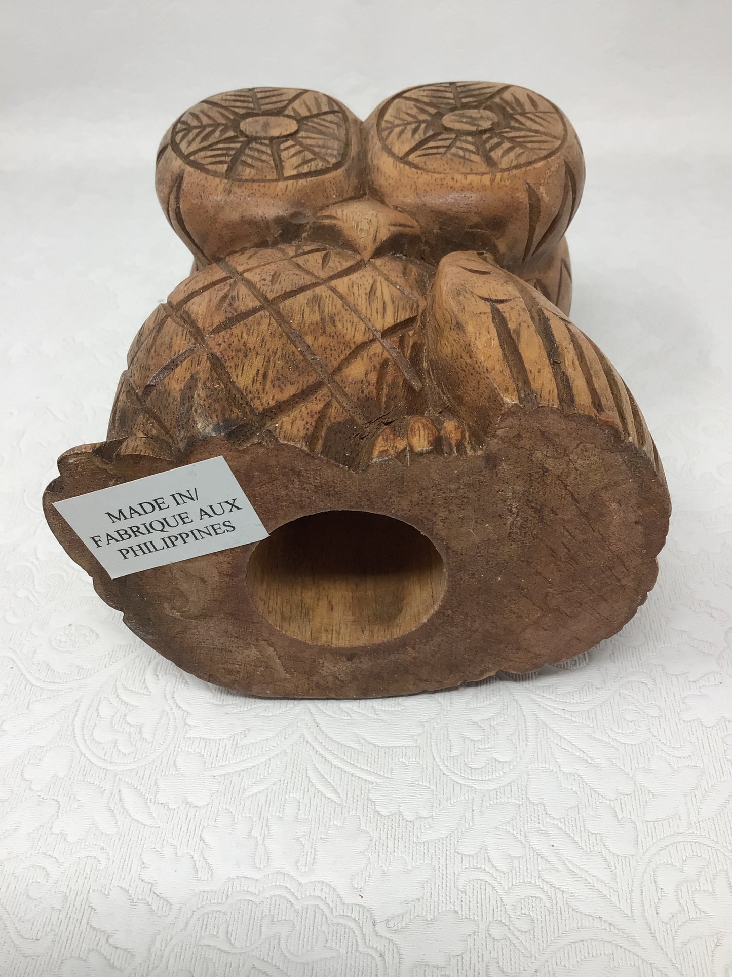 Vintage Wood Owl