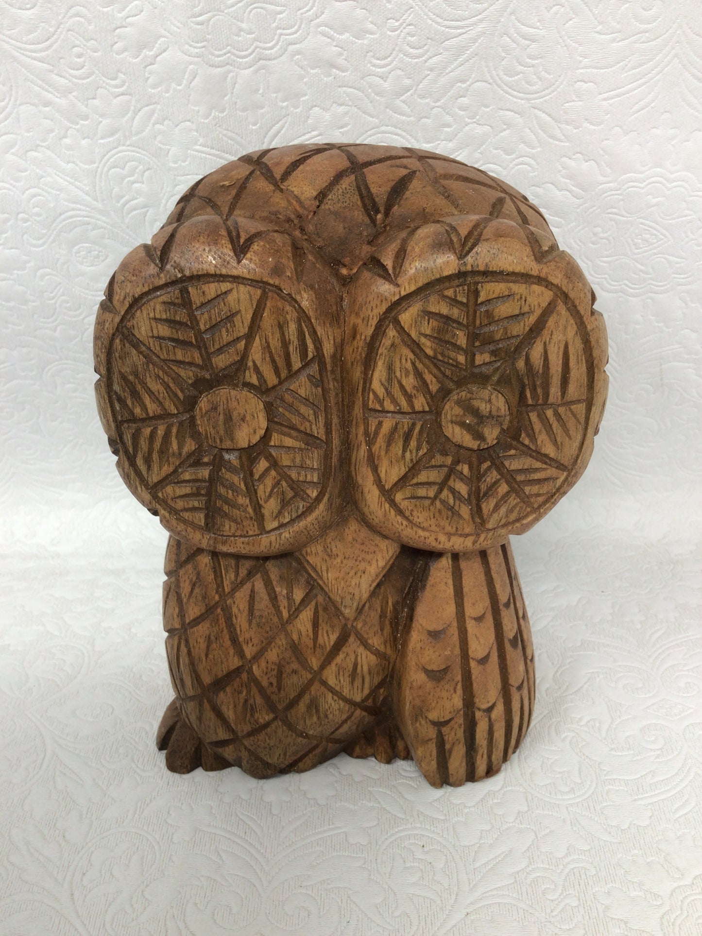 Vintage Wood Owl