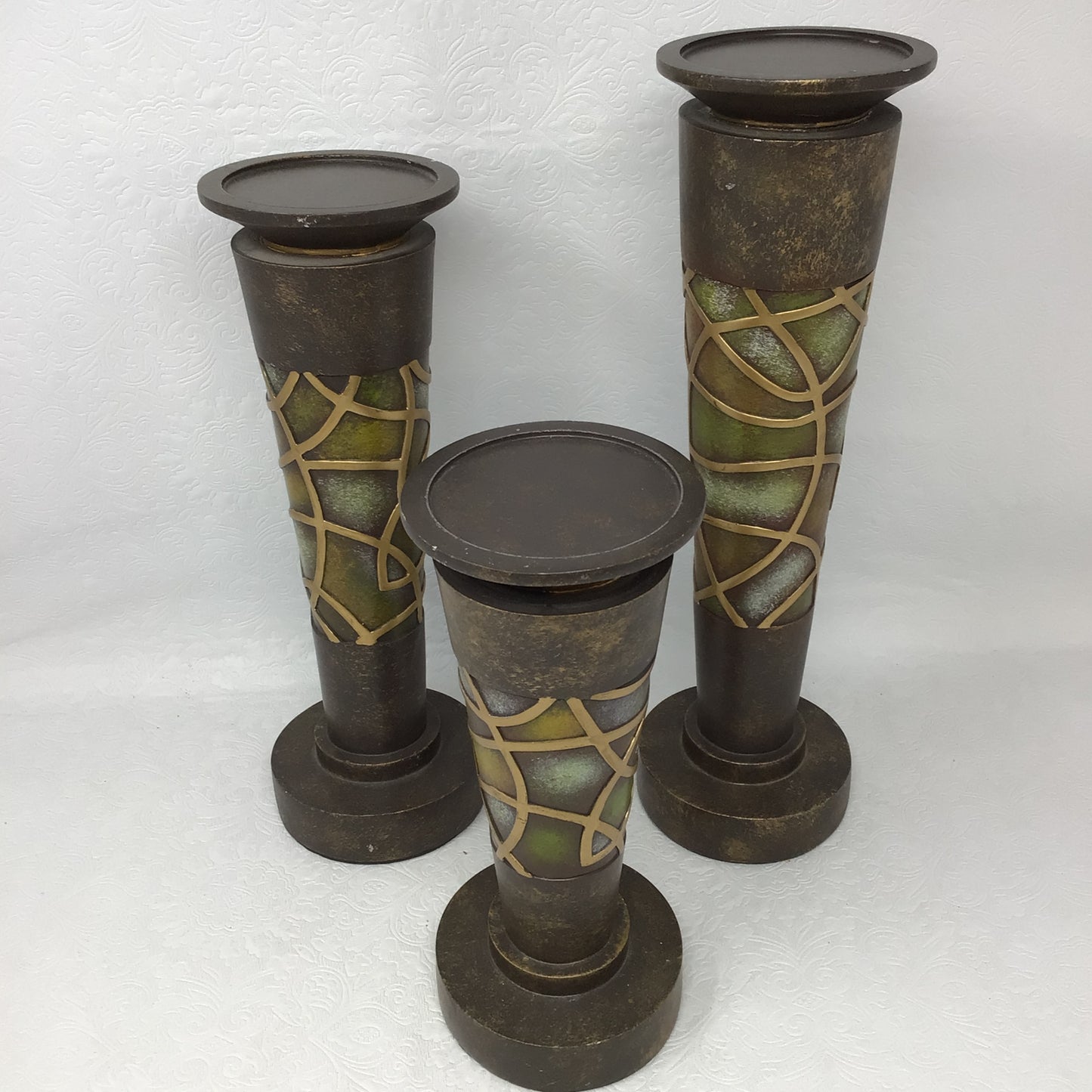 Set of 3 Tiered Candlholders