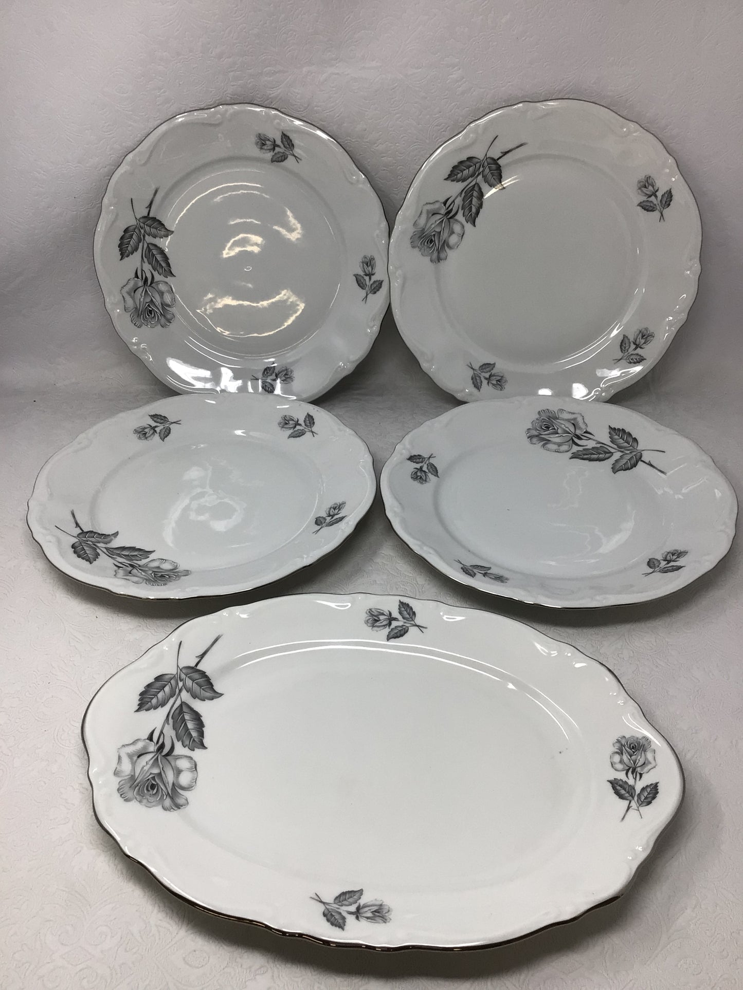Kronester Bavaria Platter and 4 Plates