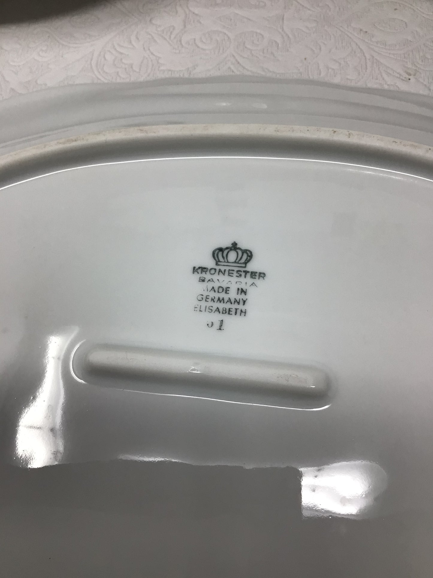 Kronester Bavaria Platter and 4 Plates