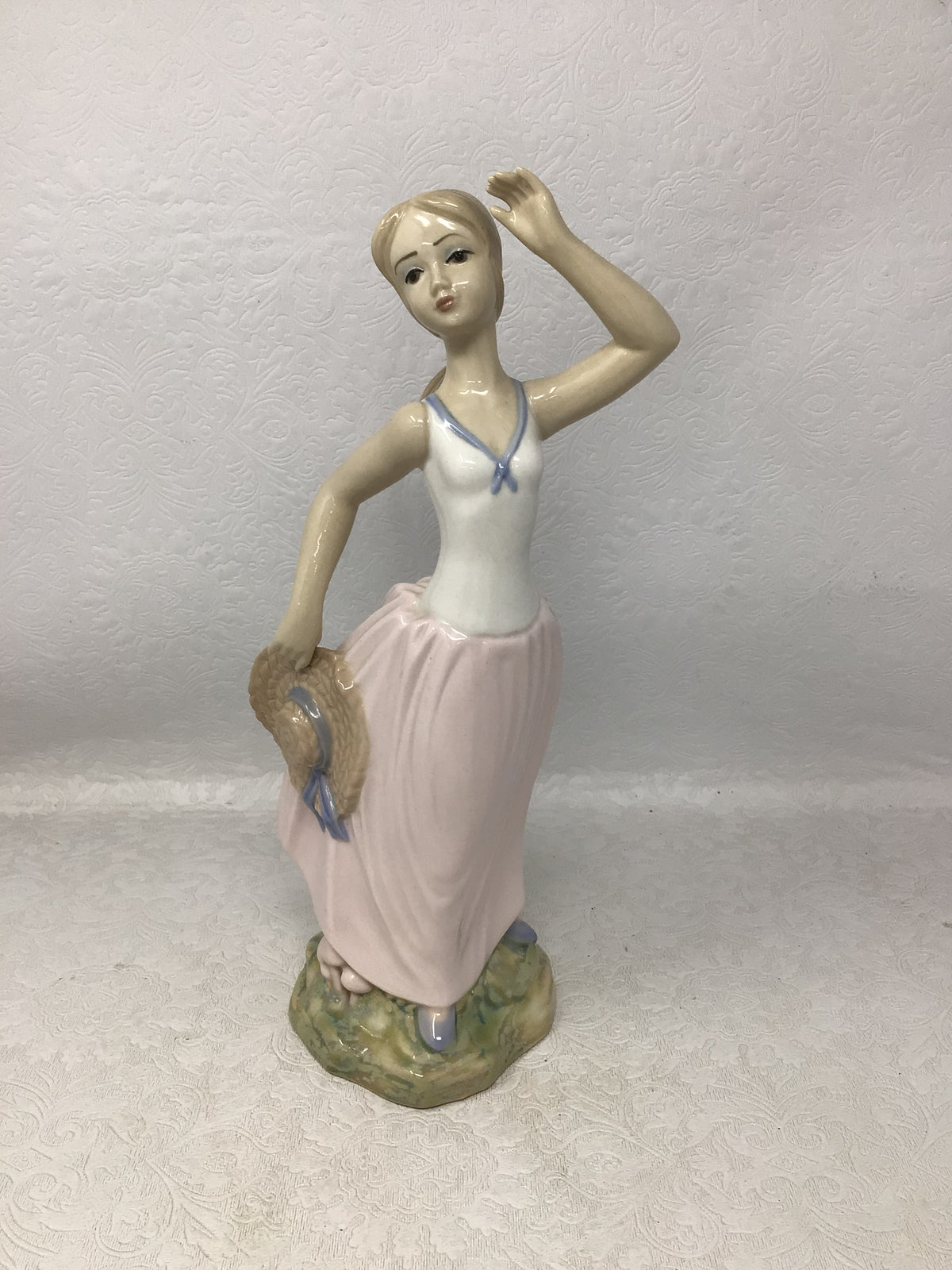 Vintage Tengra Porcelain Women Figurine