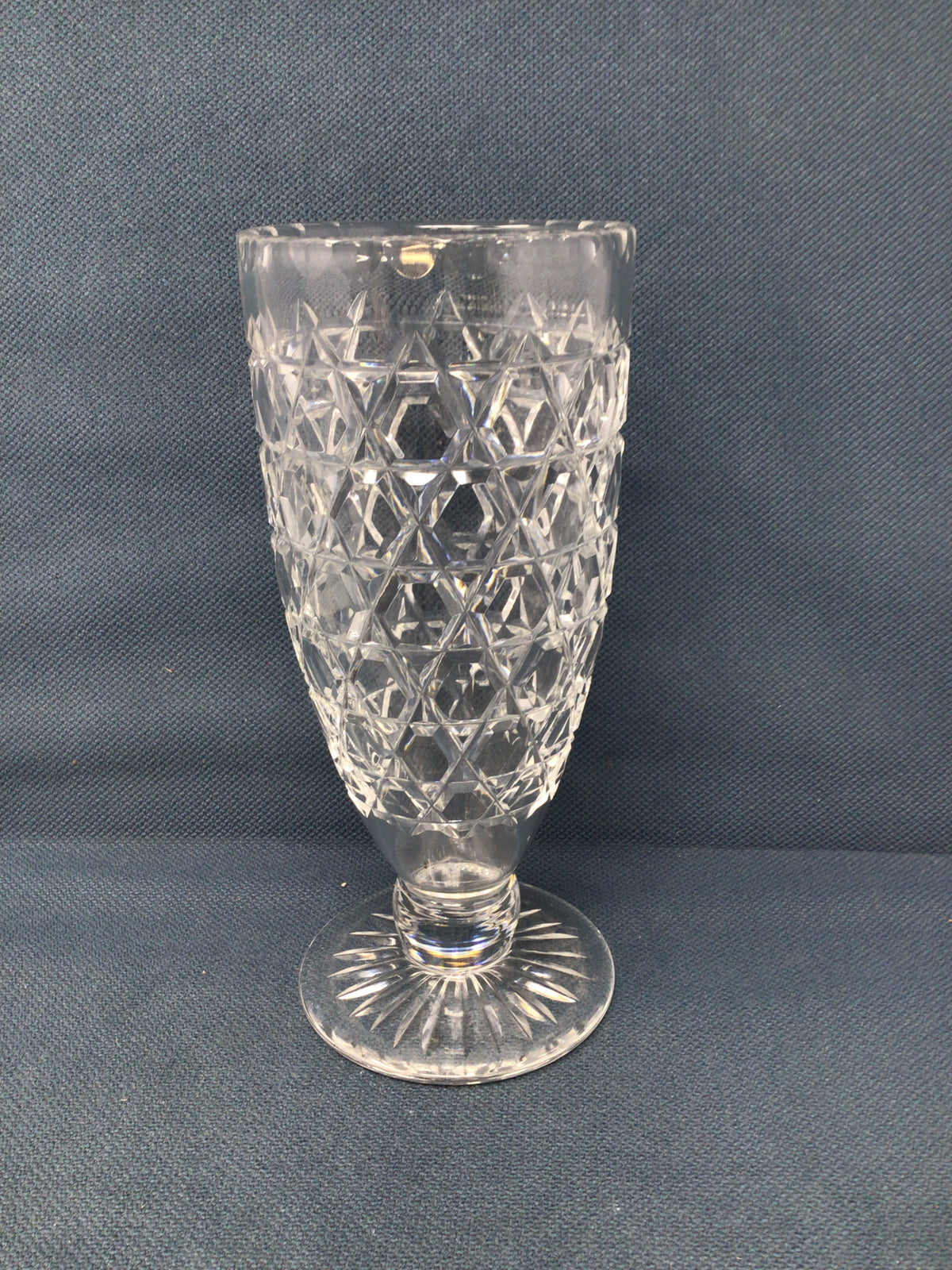 Vintage Pressed Glass Vase