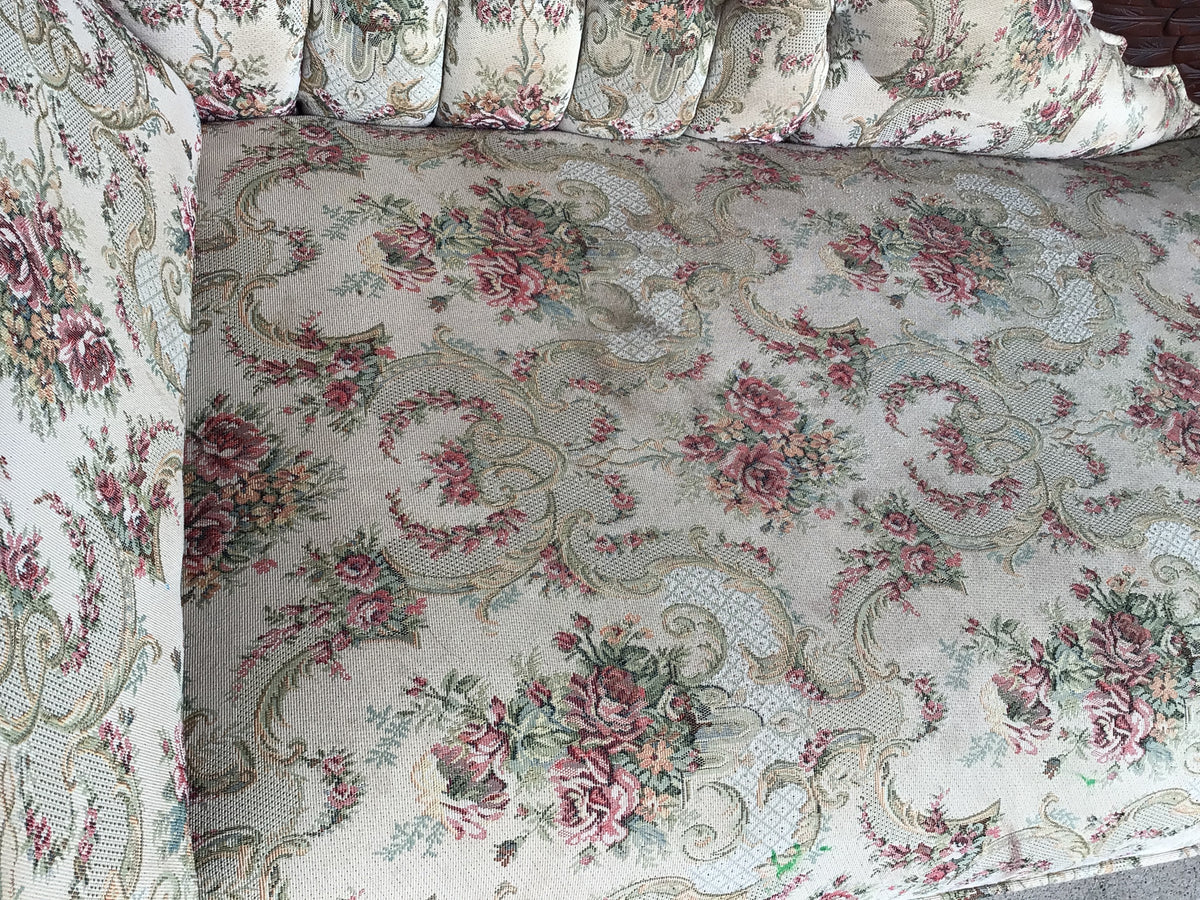 Empire Style Carved Fainting Couch
