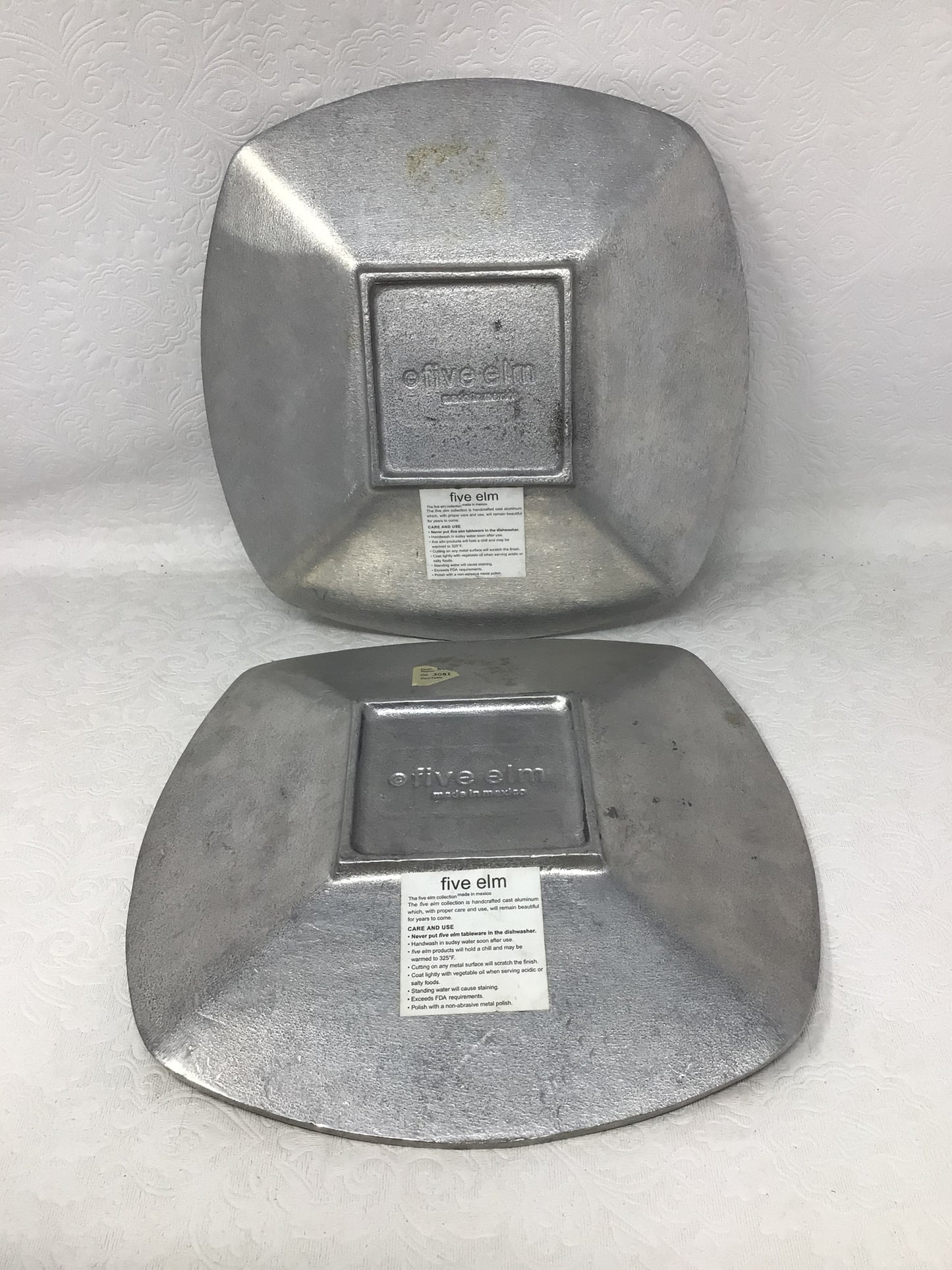 Set Of Two Decorative Plates