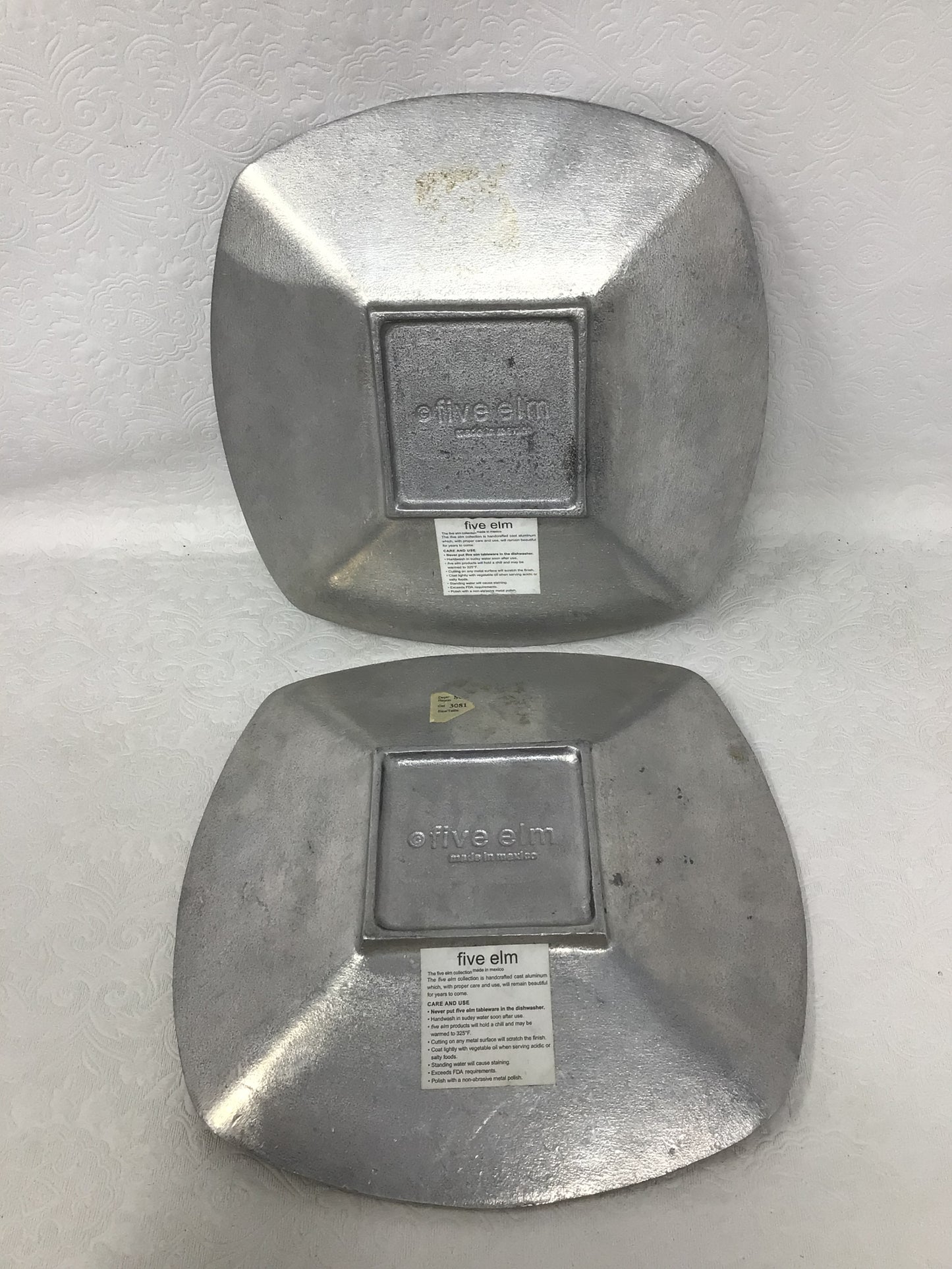 Set Of Two Decorative Plates