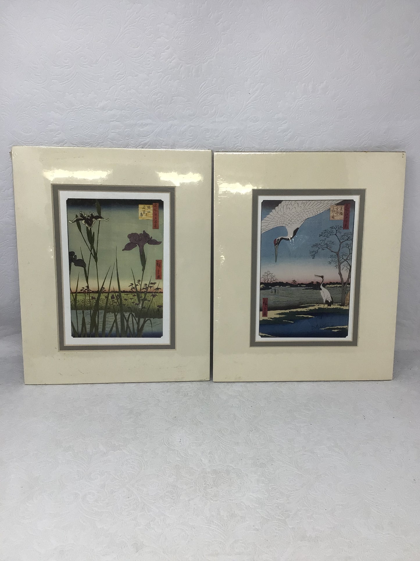 A Pair Of Japanese Reproduction Lithographs