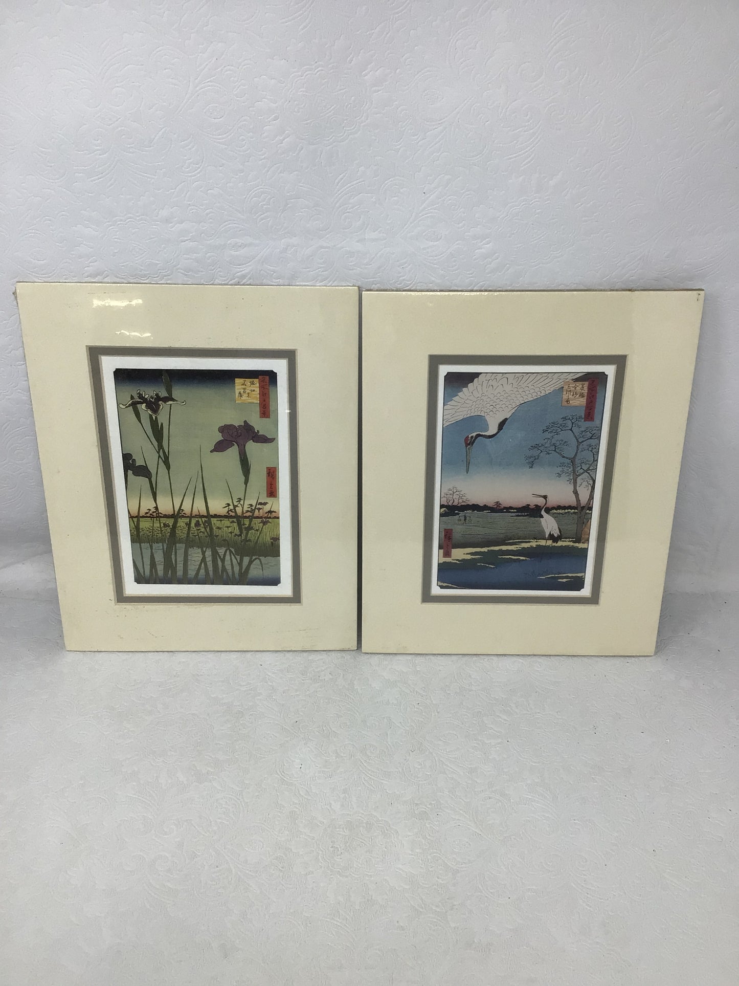 A Pair Of Japanese Reproduction Lithographs